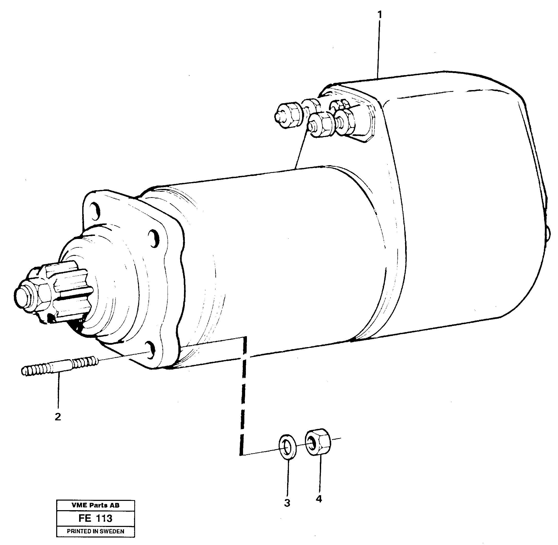 Схема запчастей Volvo EC620 - 16504 Starter motor, mounting EC620 ?KERMAN ?KERMAN EC620 SER NO - 445