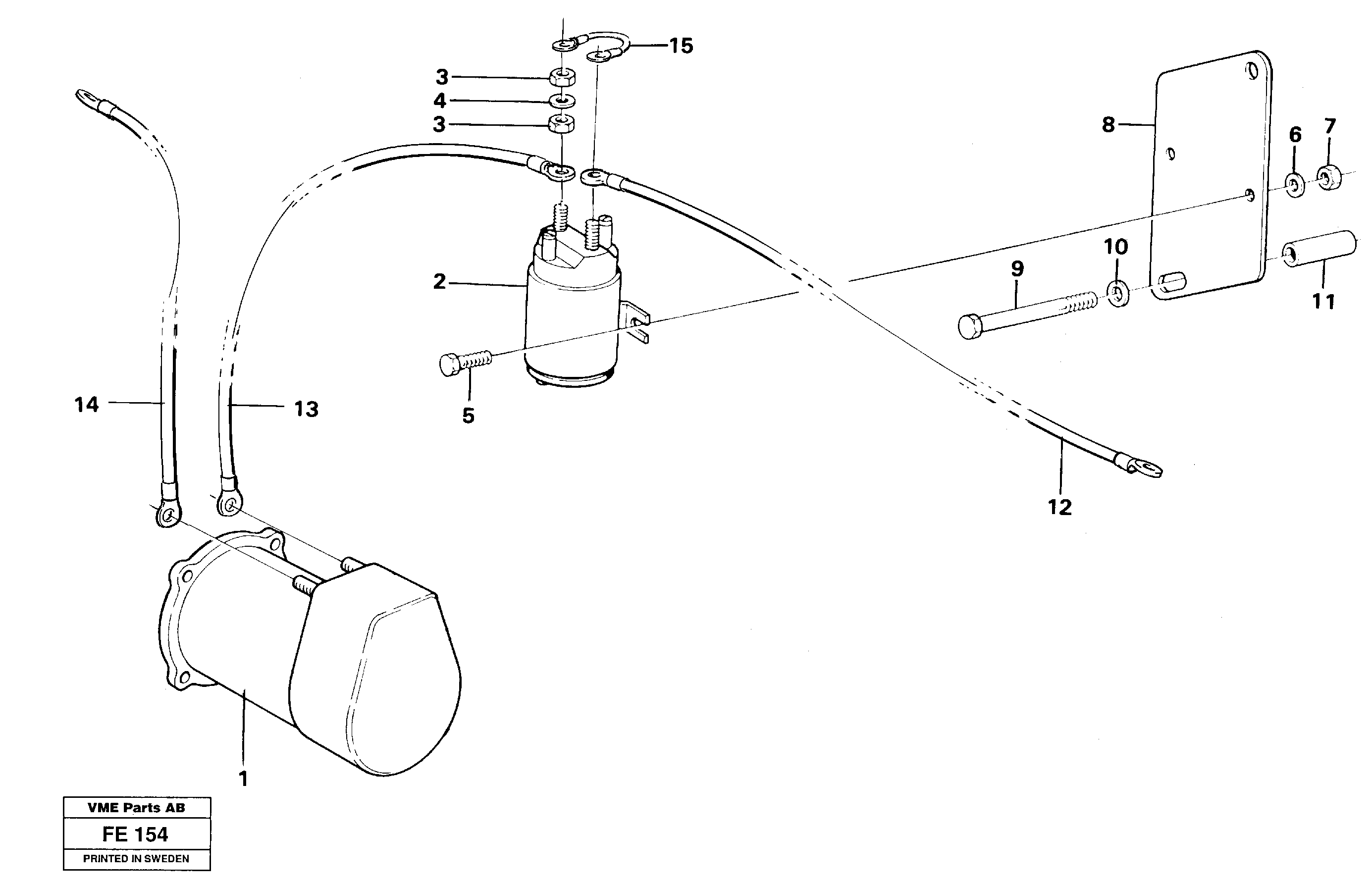 Схема запчастей Volvo EC620 - 32038 Starter element, assembly EC620 ?KERMAN ?KERMAN EC620 SER NO - 445