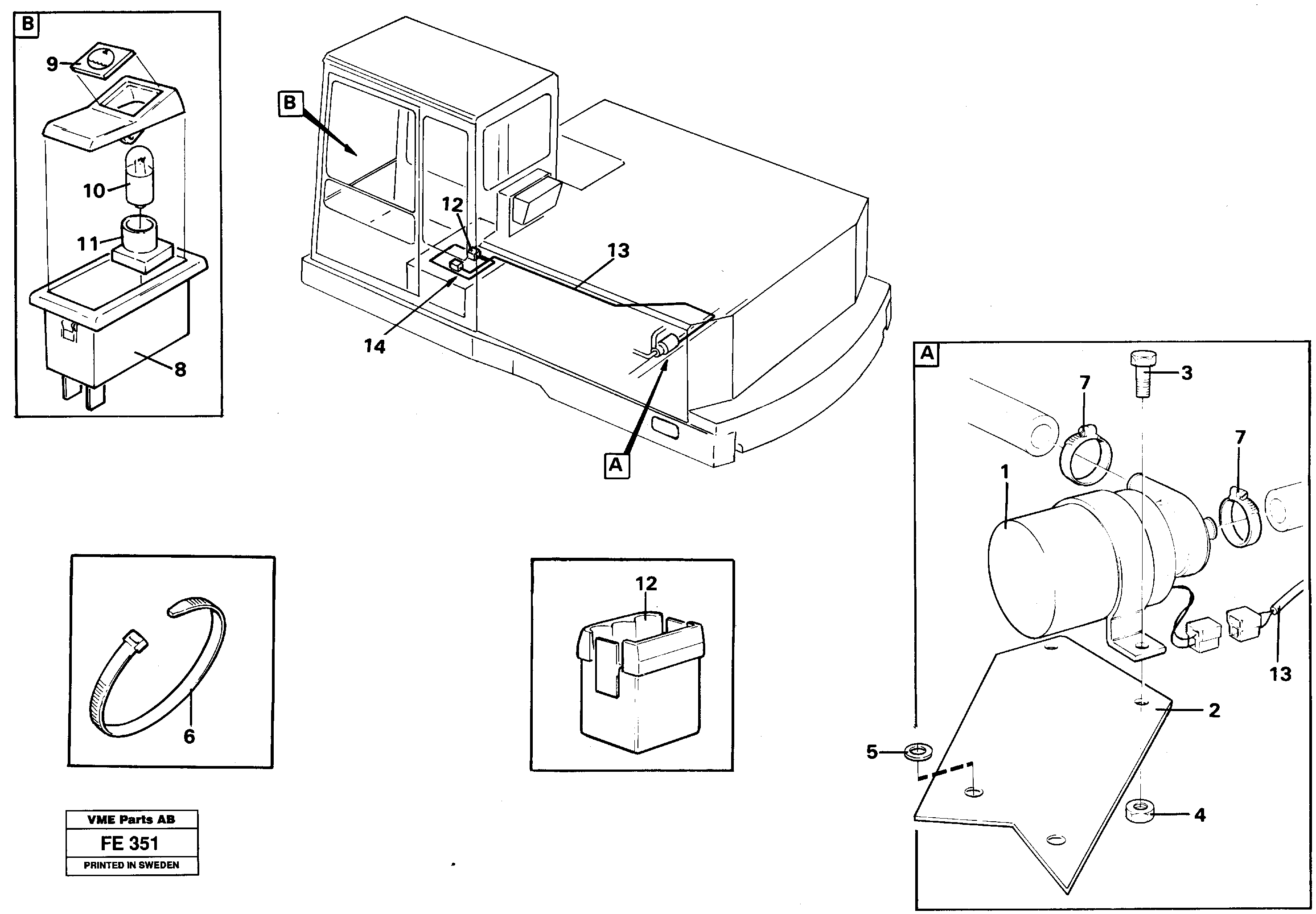 Схема запчастей Volvo EC620 - 84030 Cirkulation pump EC620 ?KERMAN ?KERMAN EC620 SER NO - 445