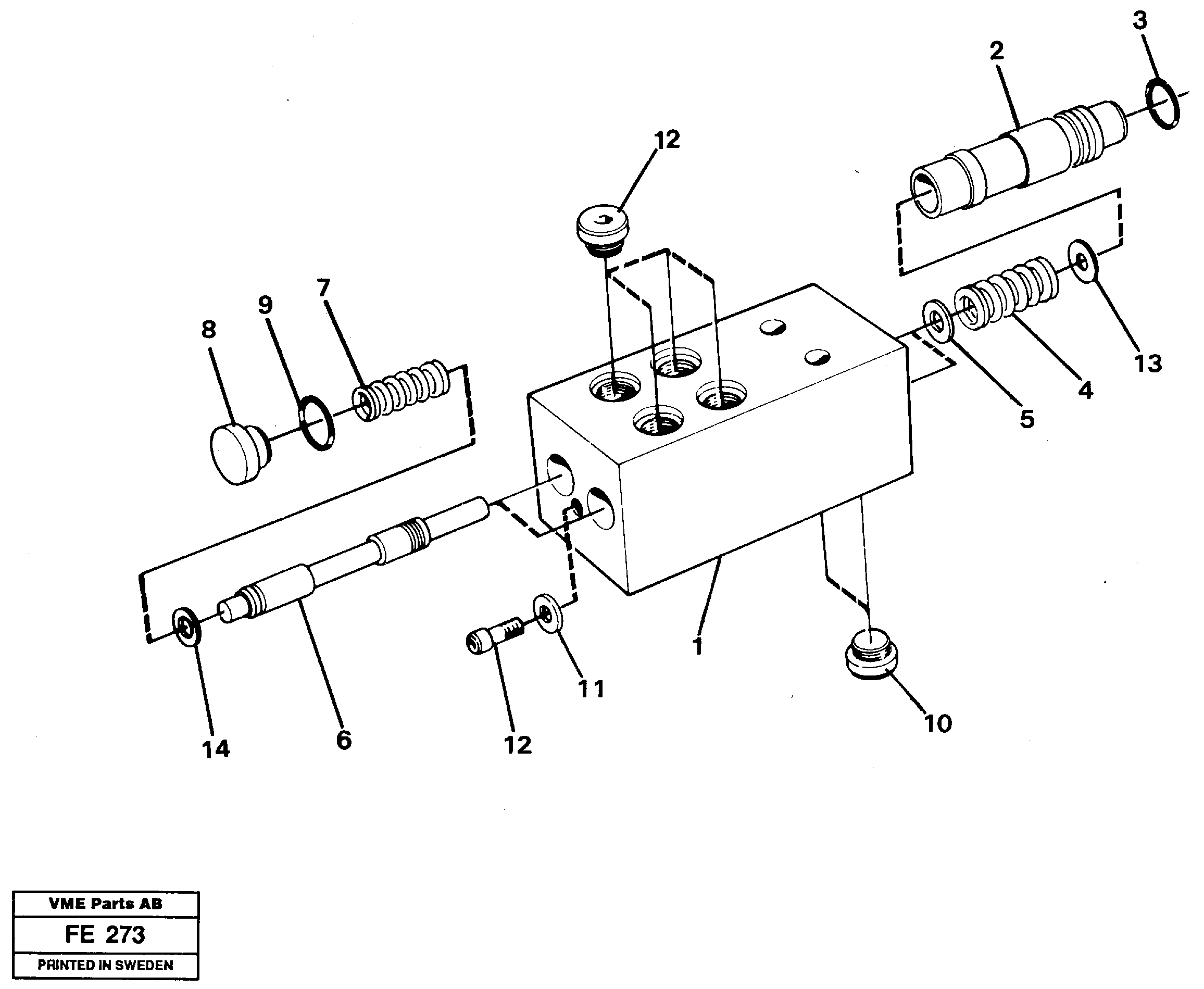 Схема запчастей Volvo EC620 - 59423 Pedal valve EC620 ?KERMAN ?KERMAN EC620 SER NO - 445