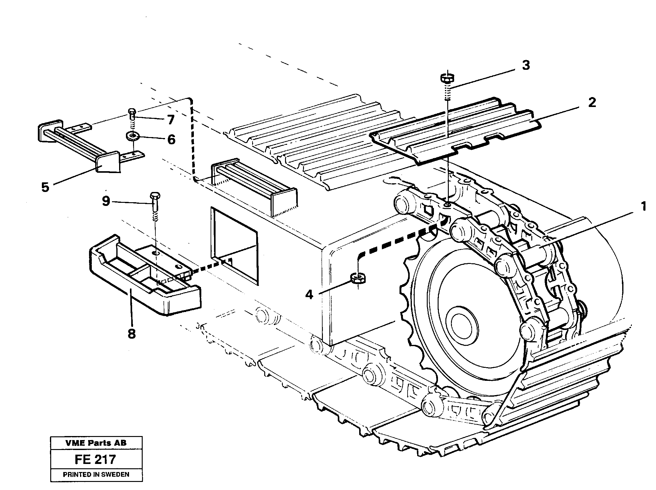 Схема запчастей Volvo EC620 - 25493 Crawlers EC620 ?KERMAN ?KERMAN EC620 SER NO - 445