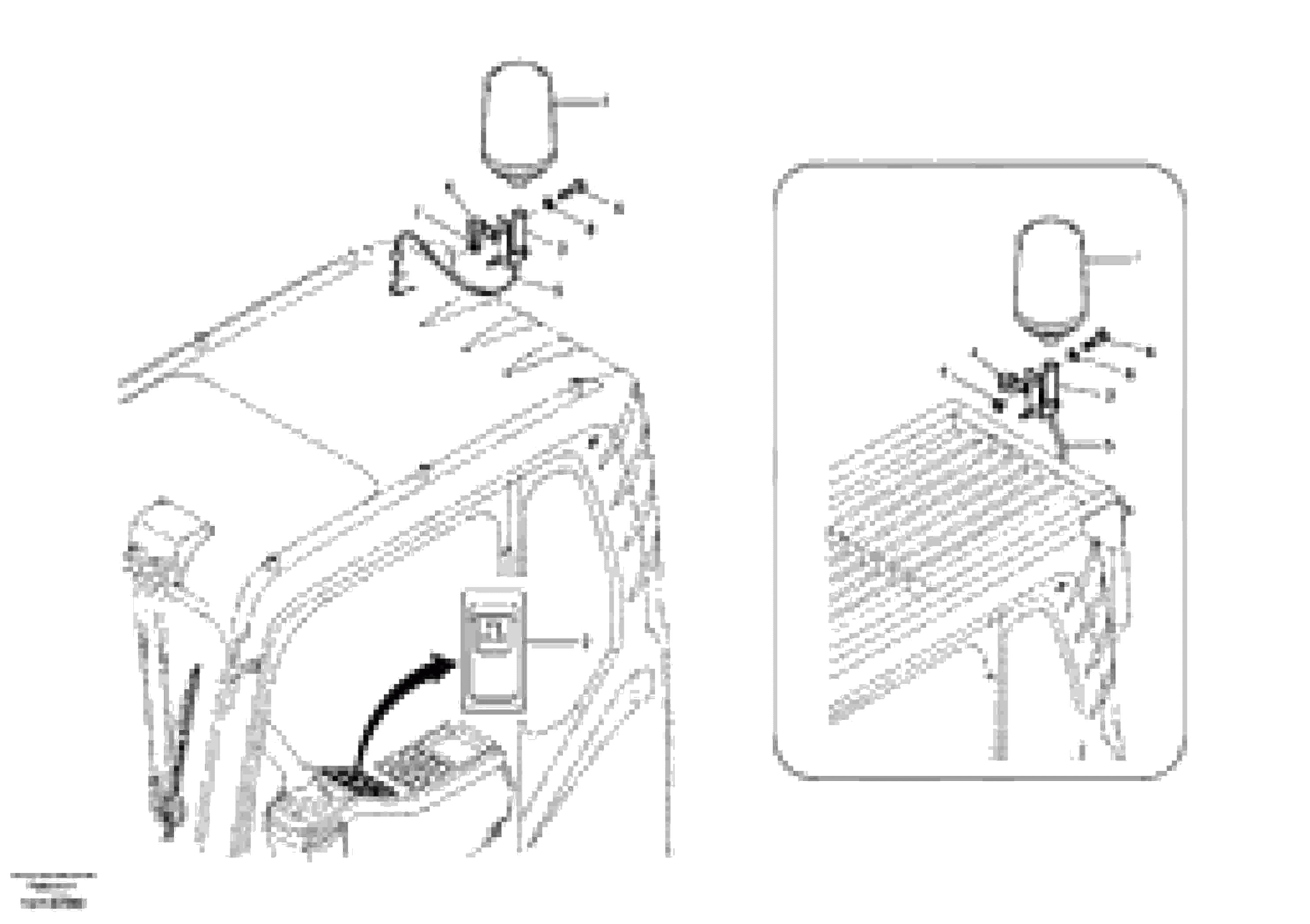 Схема запчастей Volvo EW145B - 11394 Rotating beacon EW145B