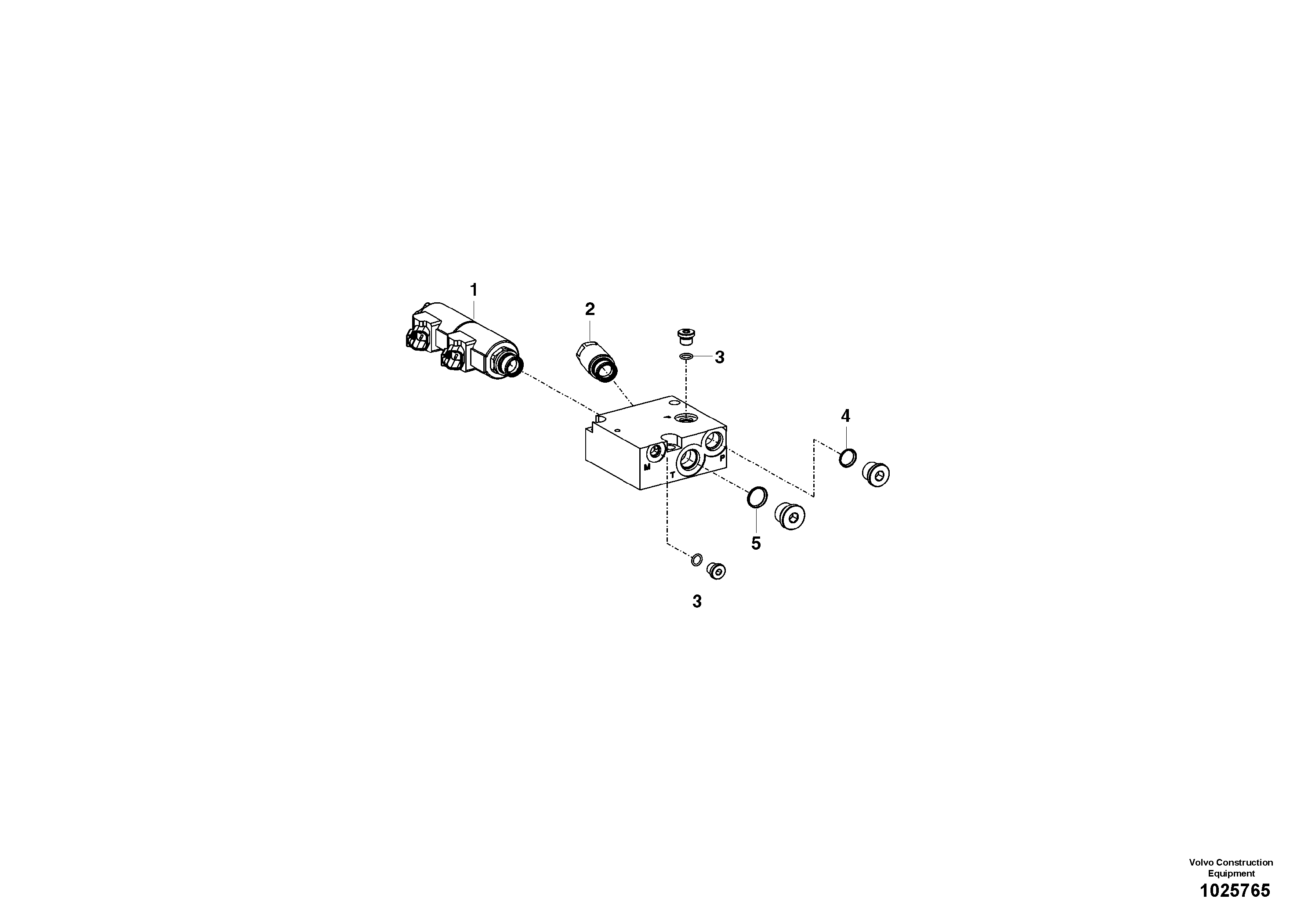 Схема запчастей Volvo EW145B - 23323 Клапан EW145B