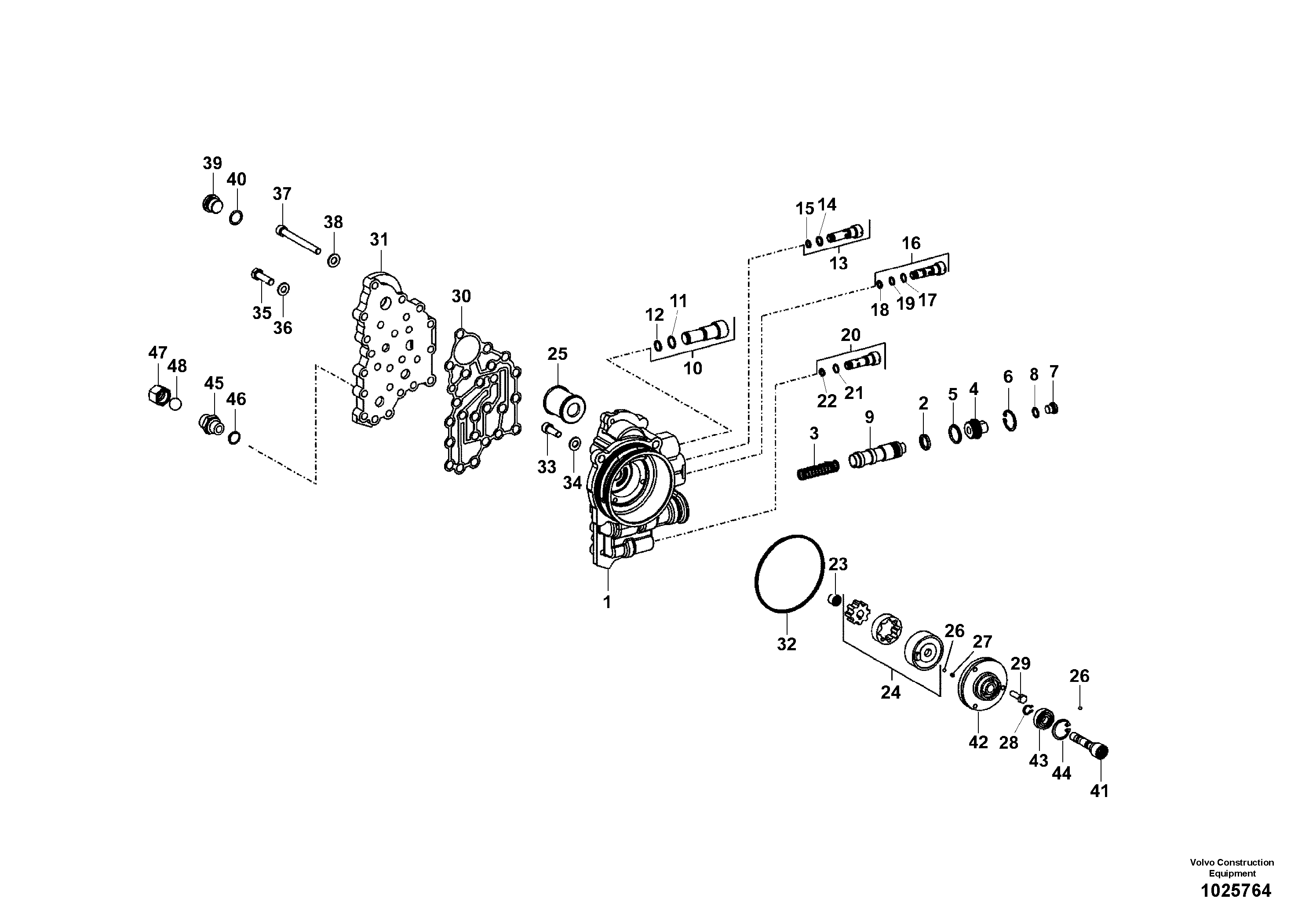 Схема запчастей Volvo EW145B - 56037 Gear shift sensor EW145B