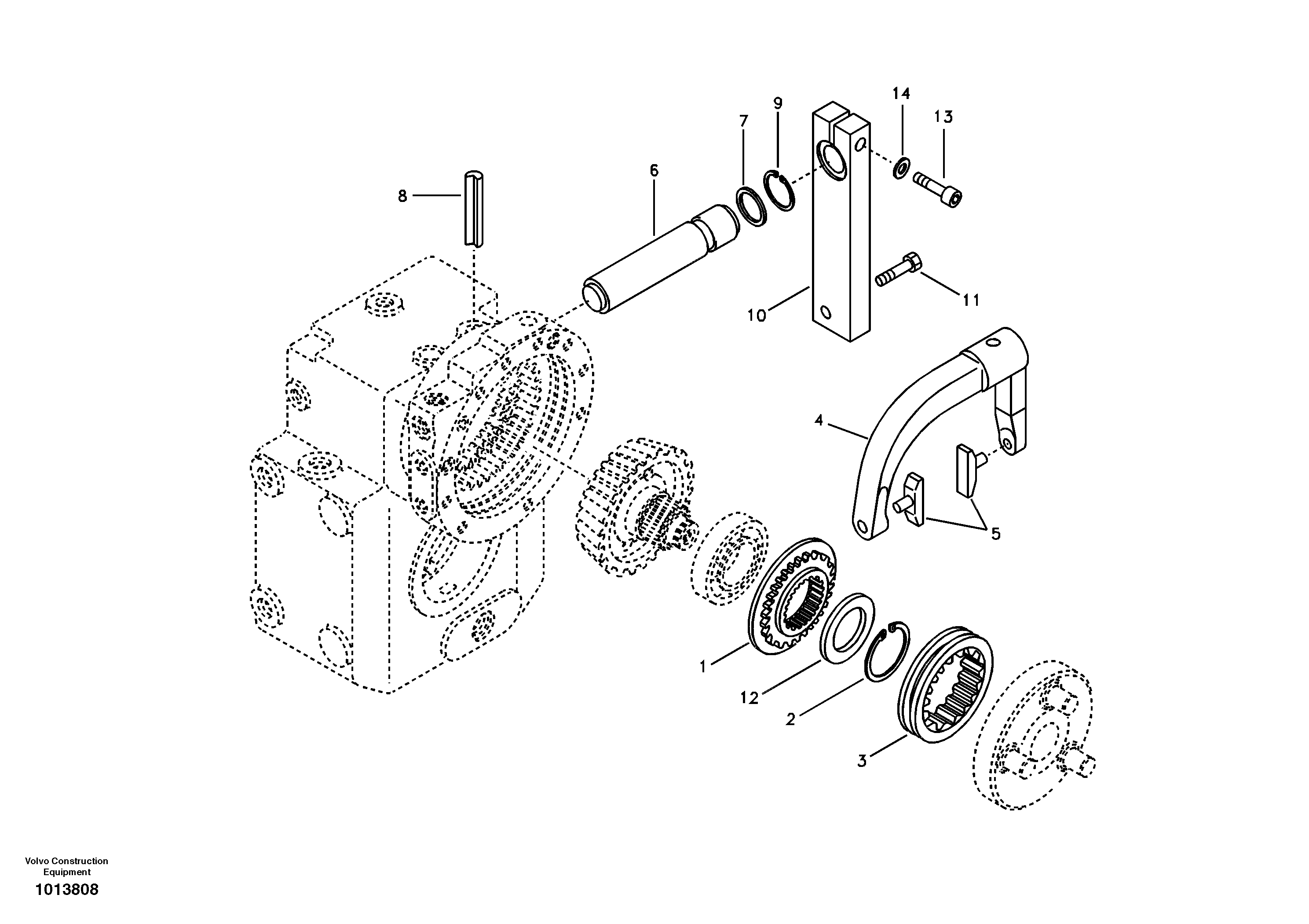 Схема запчастей Volvo EW145B - 77336 Disconnection EW145B