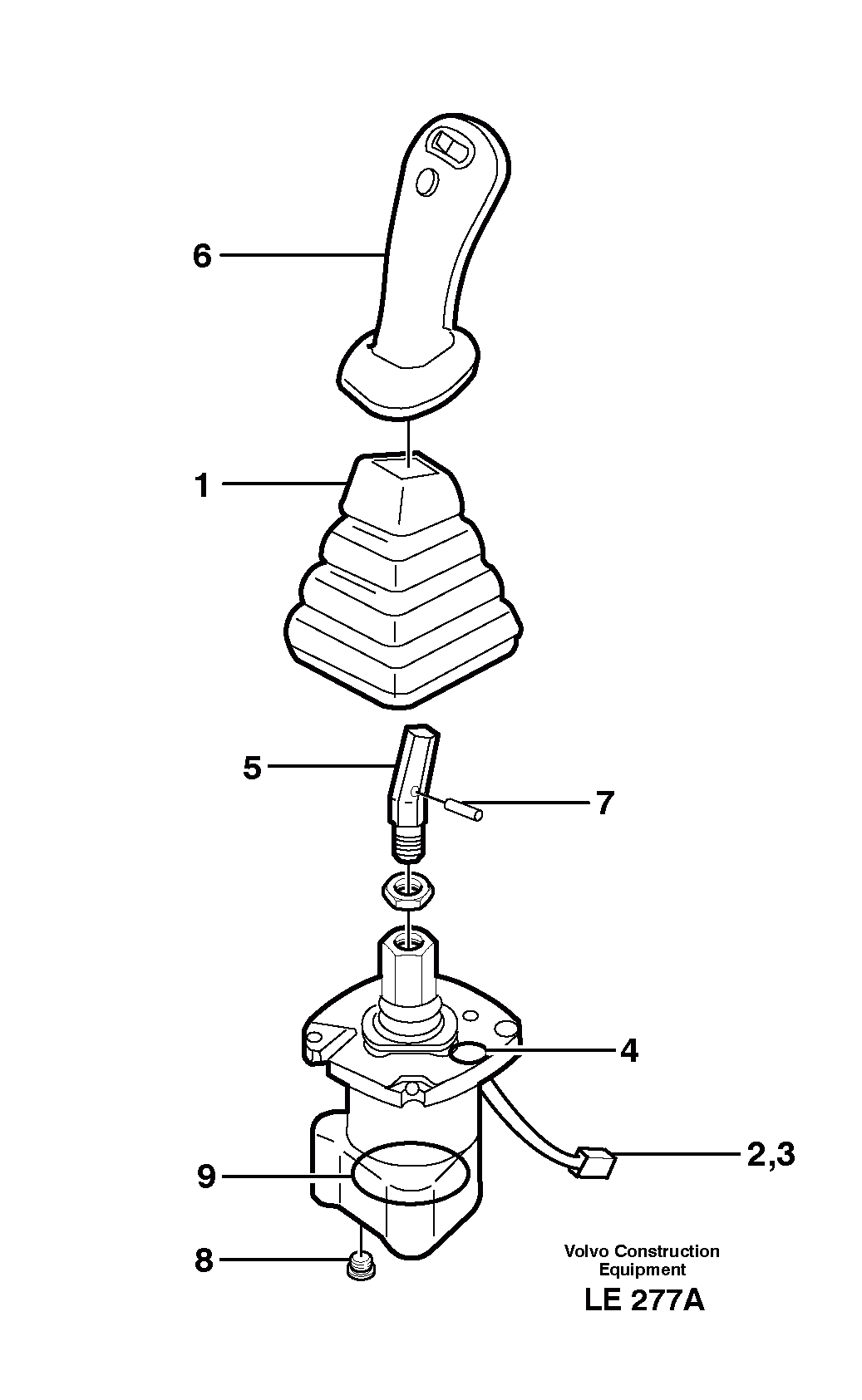 Схема запчастей Volvo EC160 - 66110 Control pressure valve EC160 SER NO 1001-