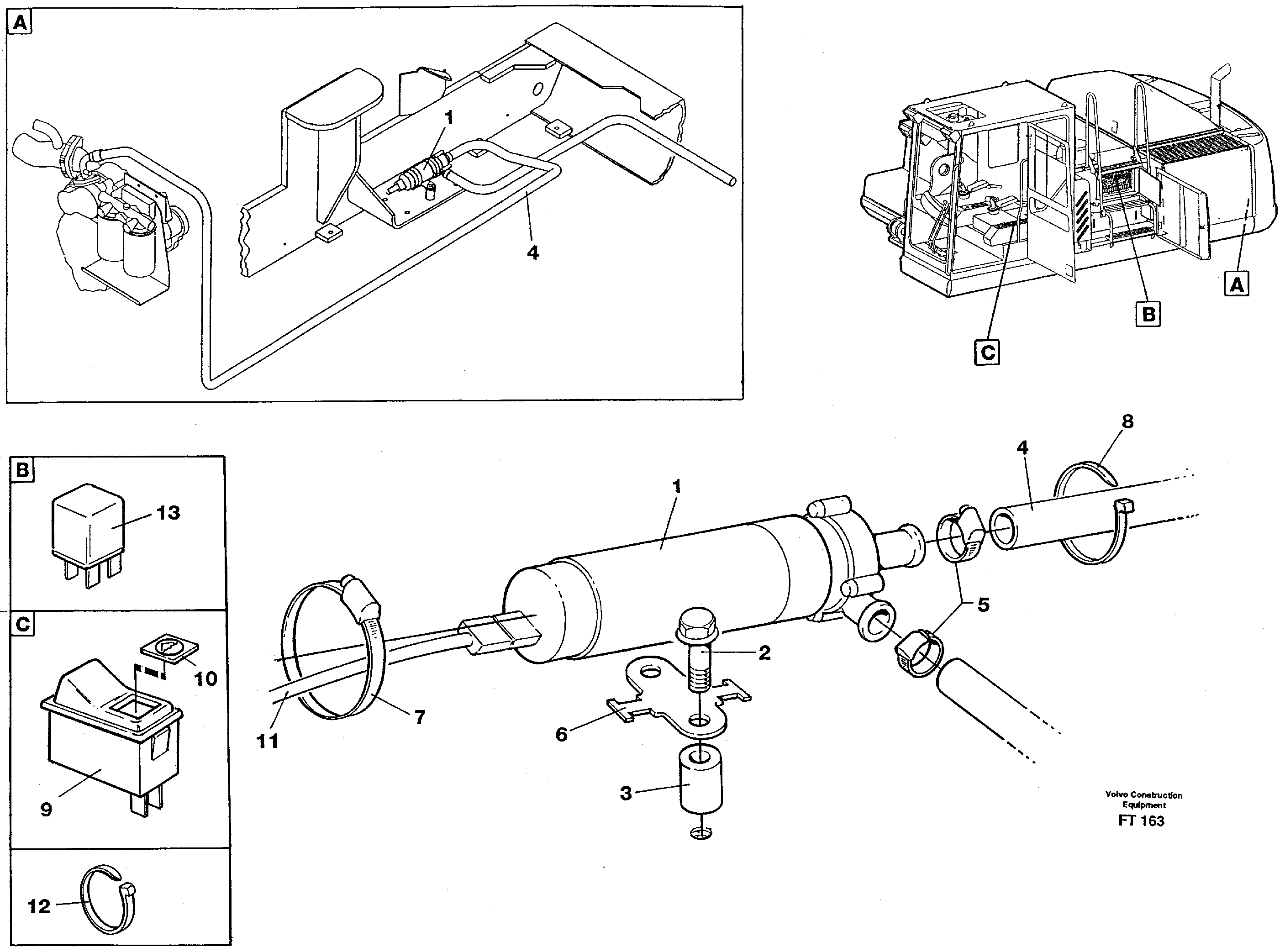 Схема запчастей Volvo EC340 - 84704 Cirkulation pump EC340 SER NO 1001-