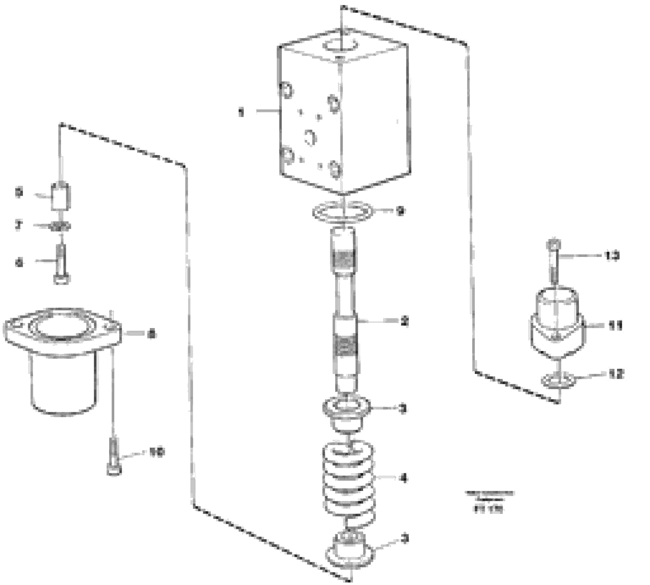 Схема запчастей Volvo EC340 - 70979 Connection valve dipper arm EC340 SER NO 1001-