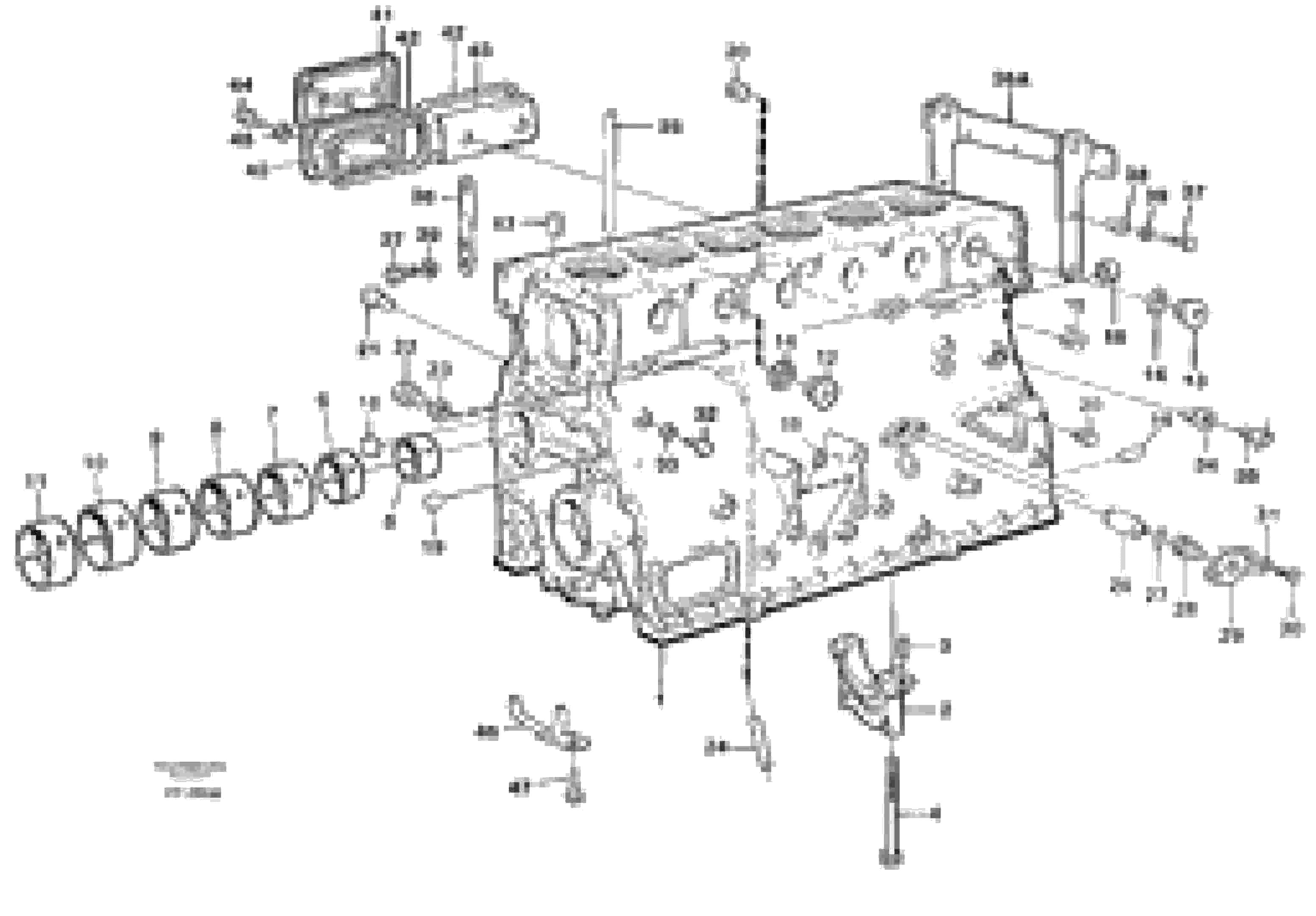 Схема запчастей Volvo EC340 - 98039 Блок цилиндров EC340 SER NO 1001-