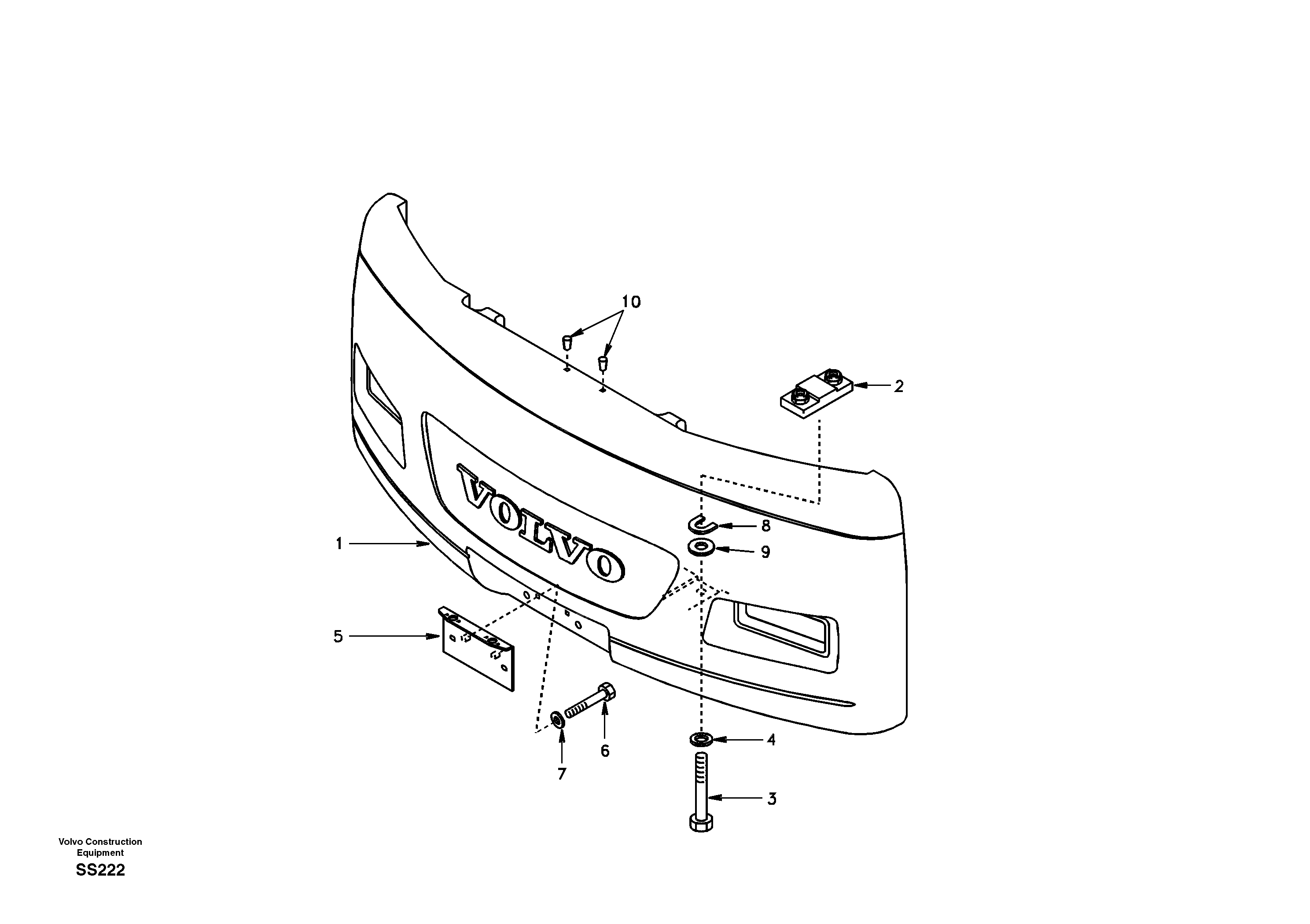 Схема запчастей Volvo EW130 - 11739 Противовесы EW130