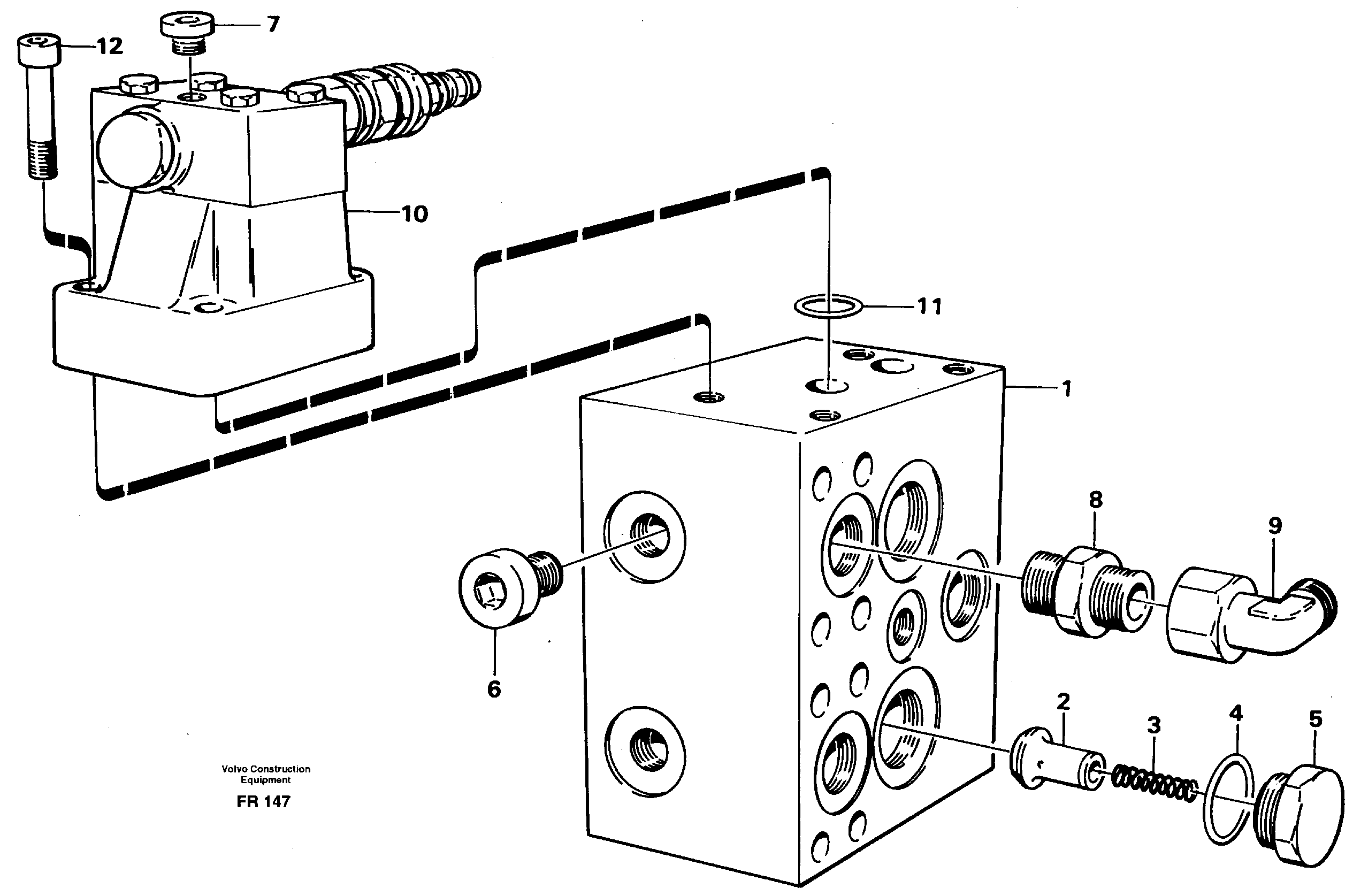 Схема запчастей Volvo EW130 - 27360 Pressure limiting valve EW130 ?KERMAN ?KERMAN EW130 SER NO - 447