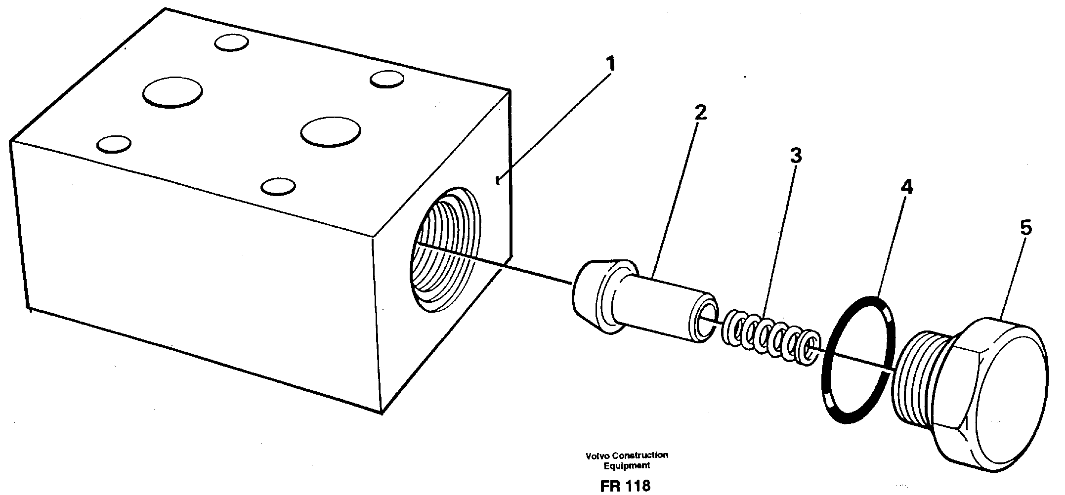 Схема запчастей Volvo EW130 - 27364 Anticavitation valve EW130 ?KERMAN ?KERMAN EW130 SER NO - 447