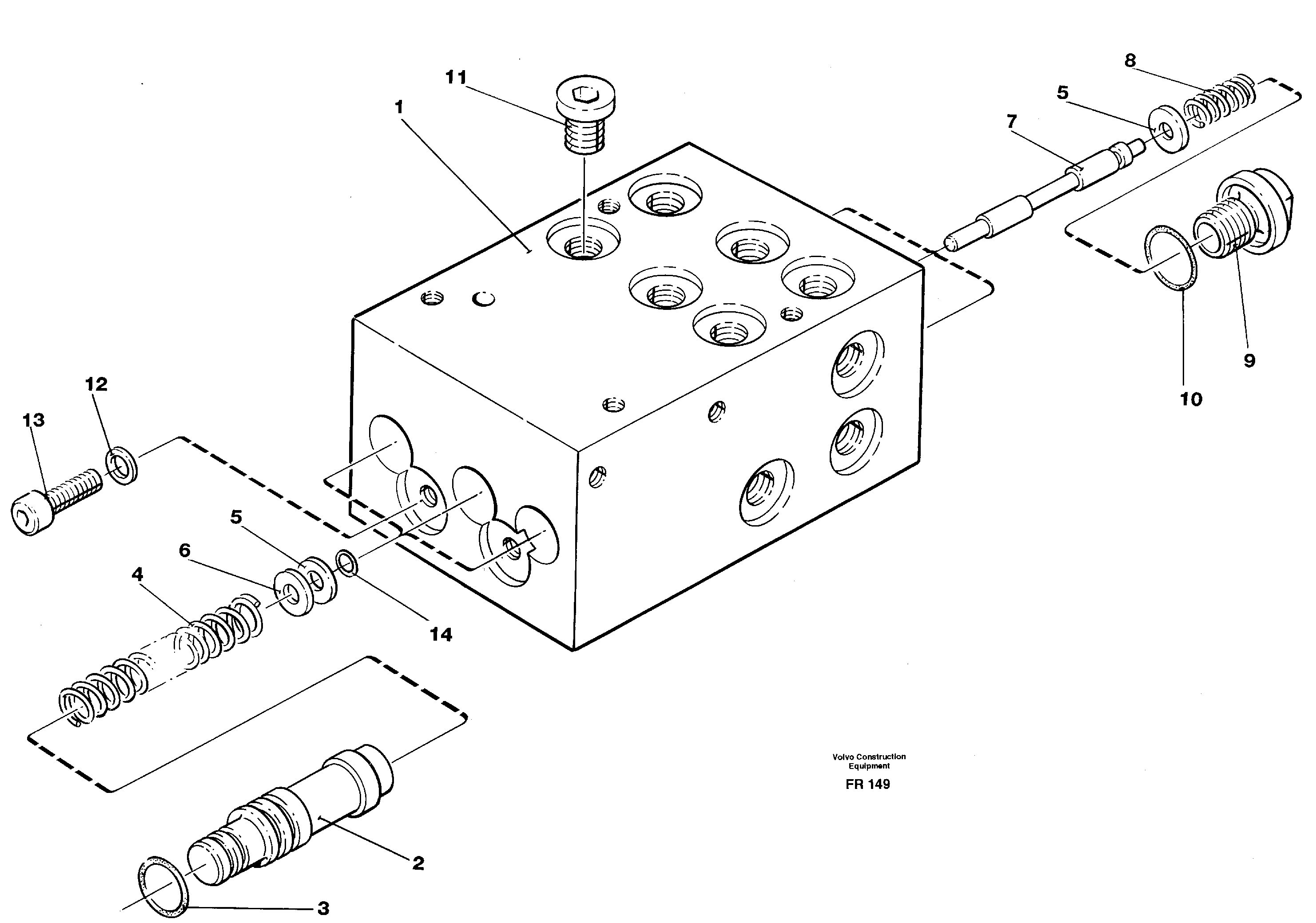 Схема запчастей Volvo EW130 - 61874 Pedal valve EW130 ?KERMAN ?KERMAN EW130 SER NO - 447