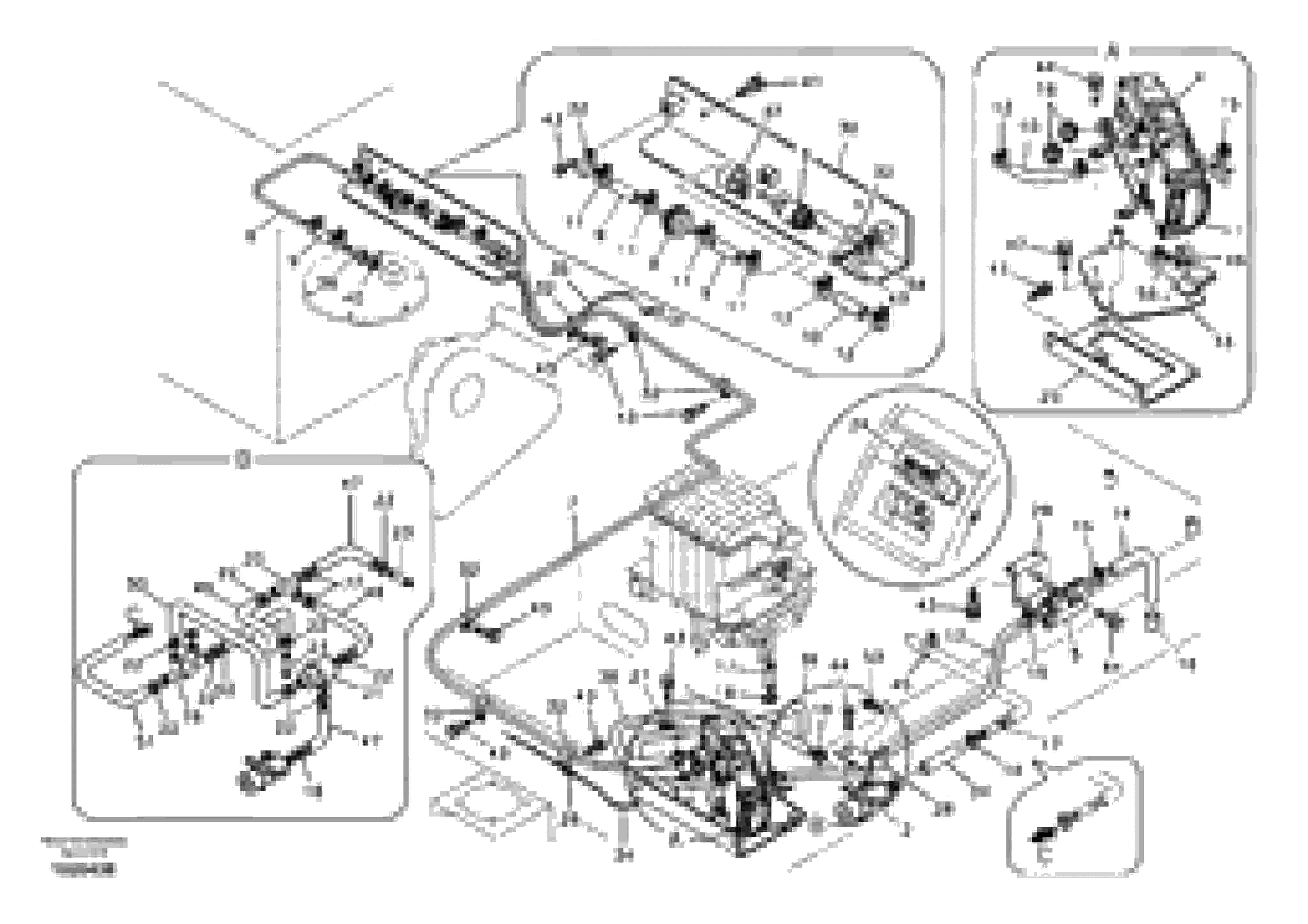 Схема запчастей Volvo EC140B - 51455 Auxiliary Heater EC140B