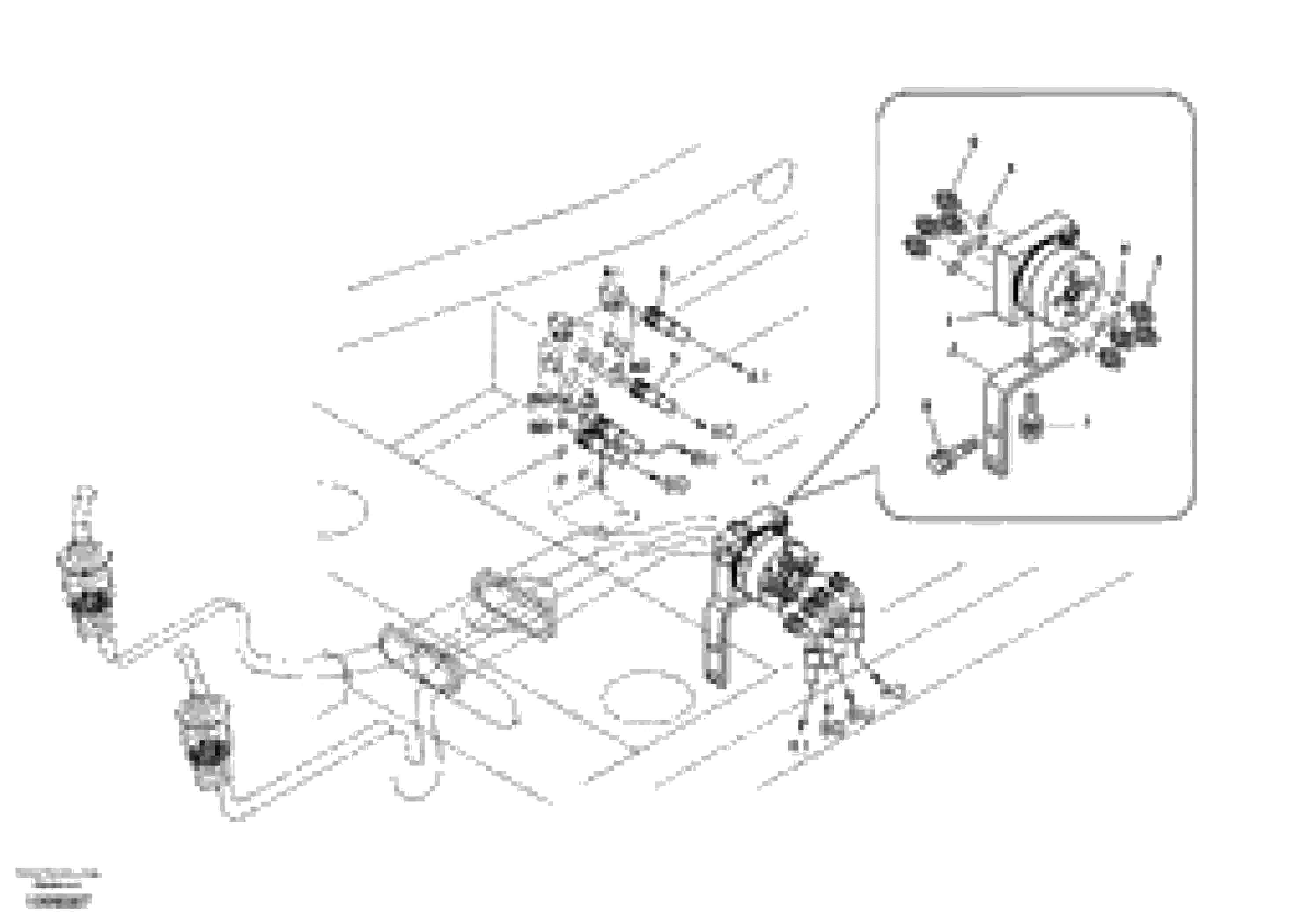 Схема запчастей Volvo EC140B - 95595 Servo system, changing lever function EC140B PRIME S/N 15001-