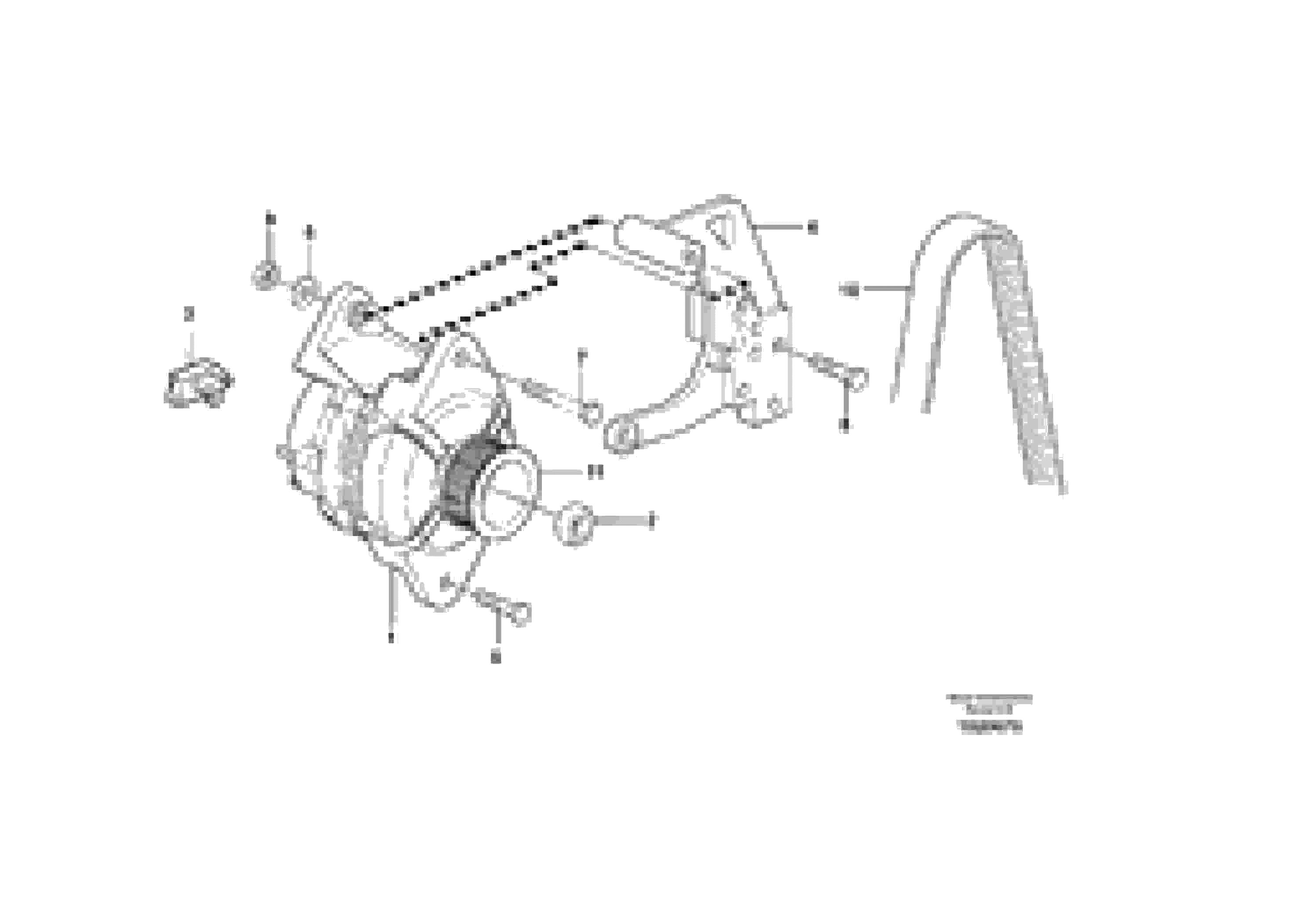 Схема запчастей Volvo EC140B - 101716 Alternator with assembling details EC140B PRIME S/N 15001-