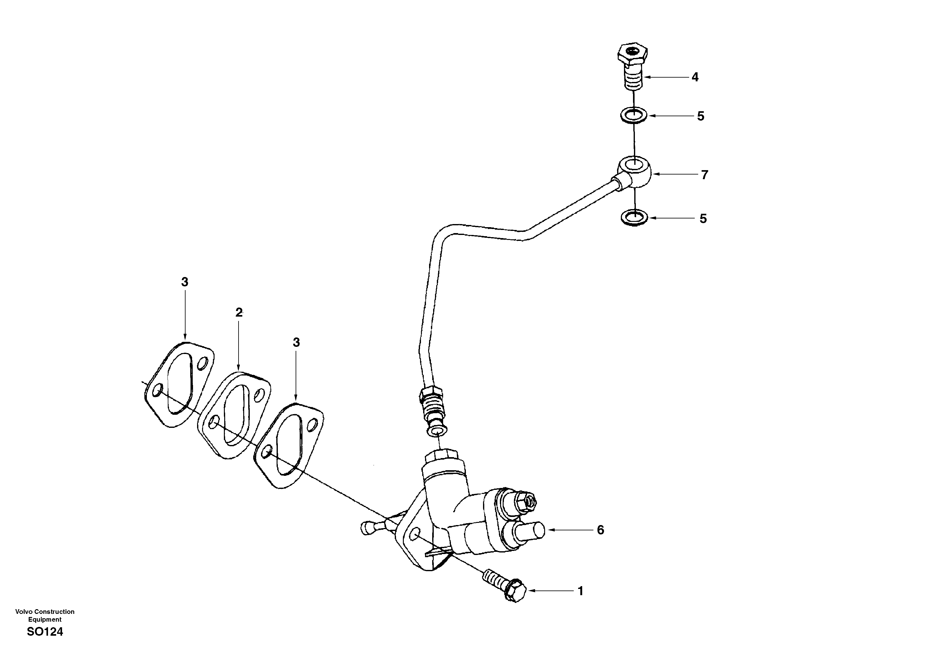 Схема запчастей Volvo EC150 - 32571 Fuel feed pump EC150