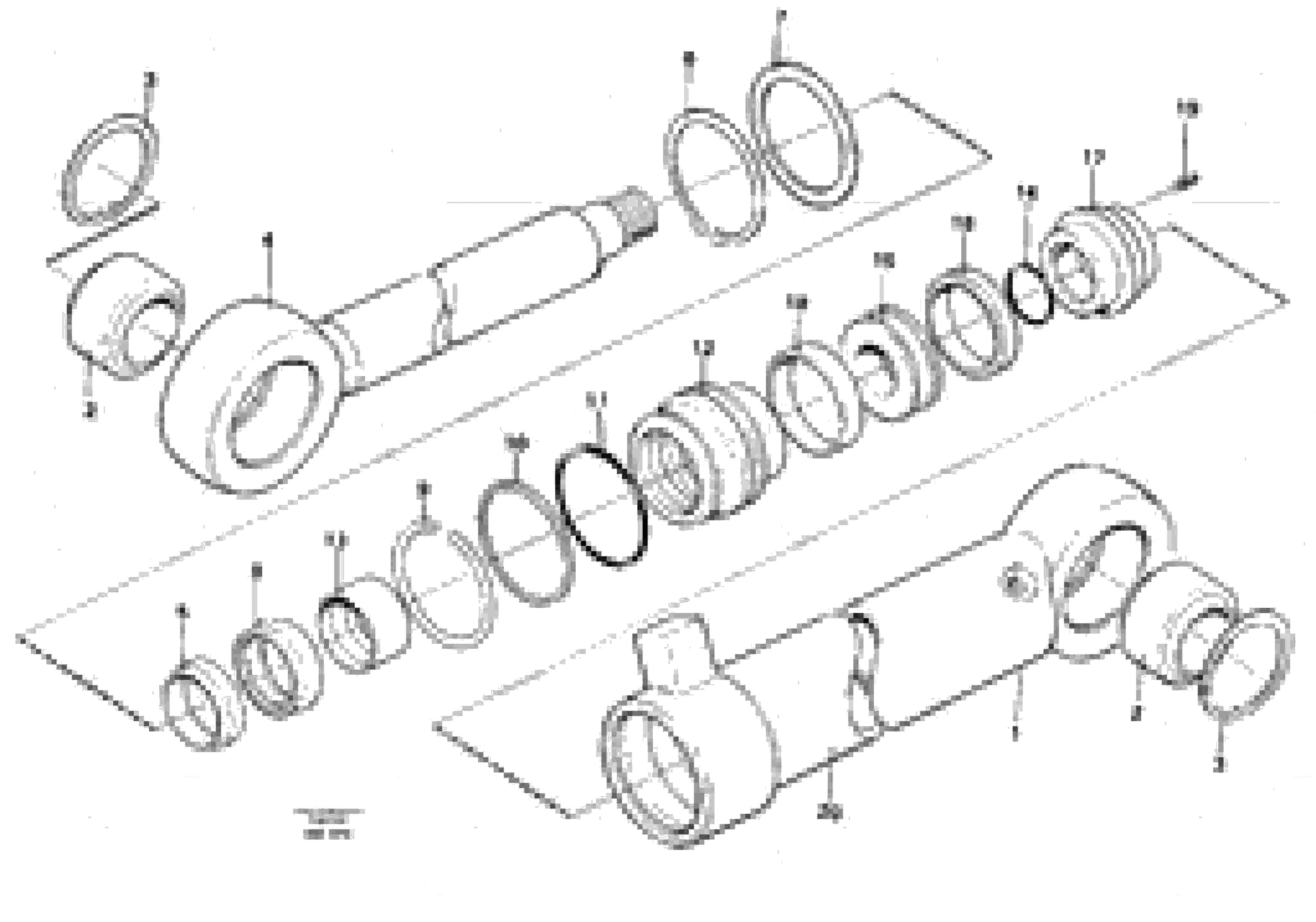 Схема запчастей Volvo EC150 - 39771 Гидроцилиндр ATTACHMENTS ATTACHMENTS BUCKETS