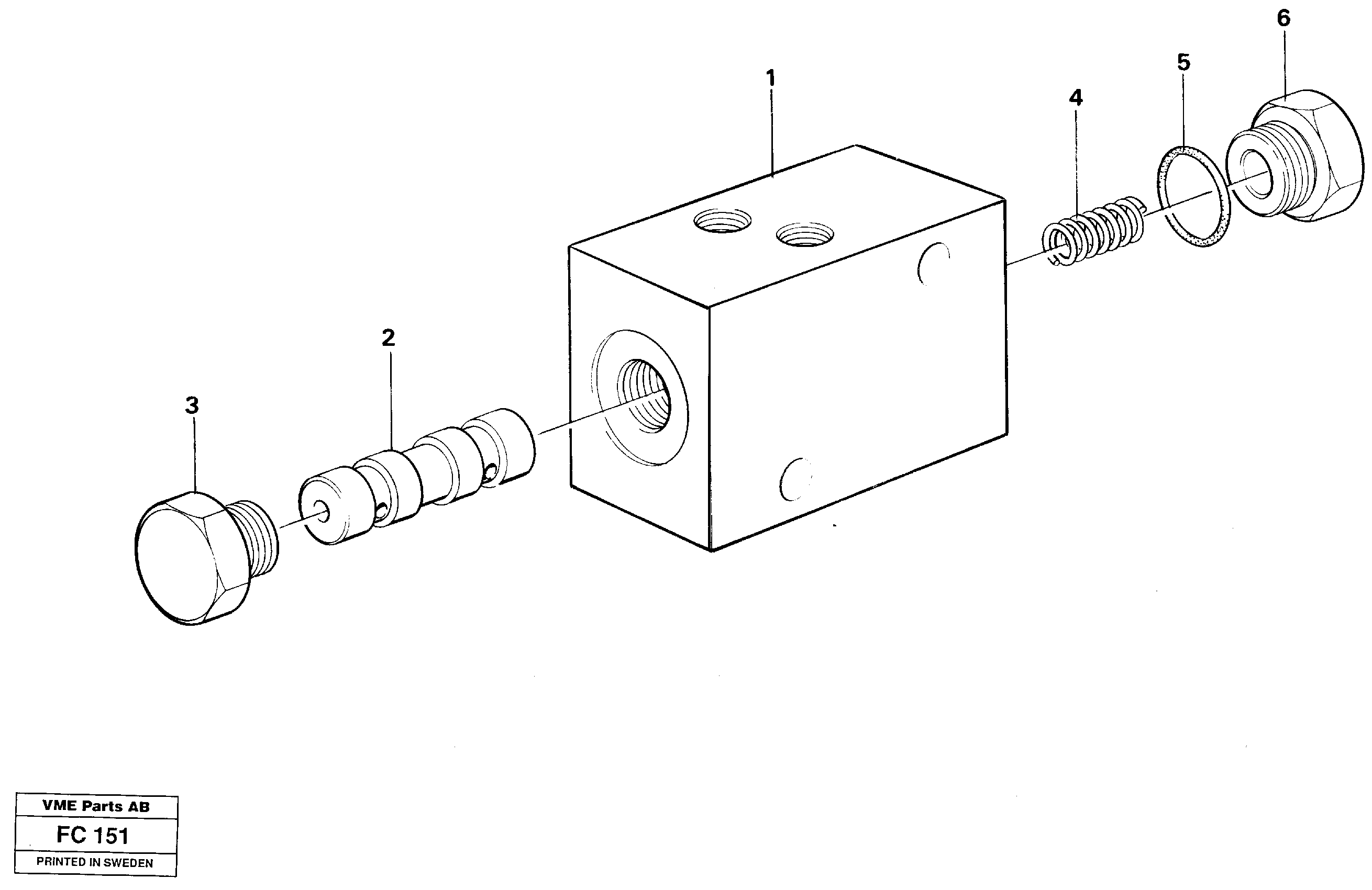 Схема запчастей Volvo EC150 - 28491 Valve,crawlerbrake EC150 ?KERMAN ?KERMAN EC150 SER NO - 129