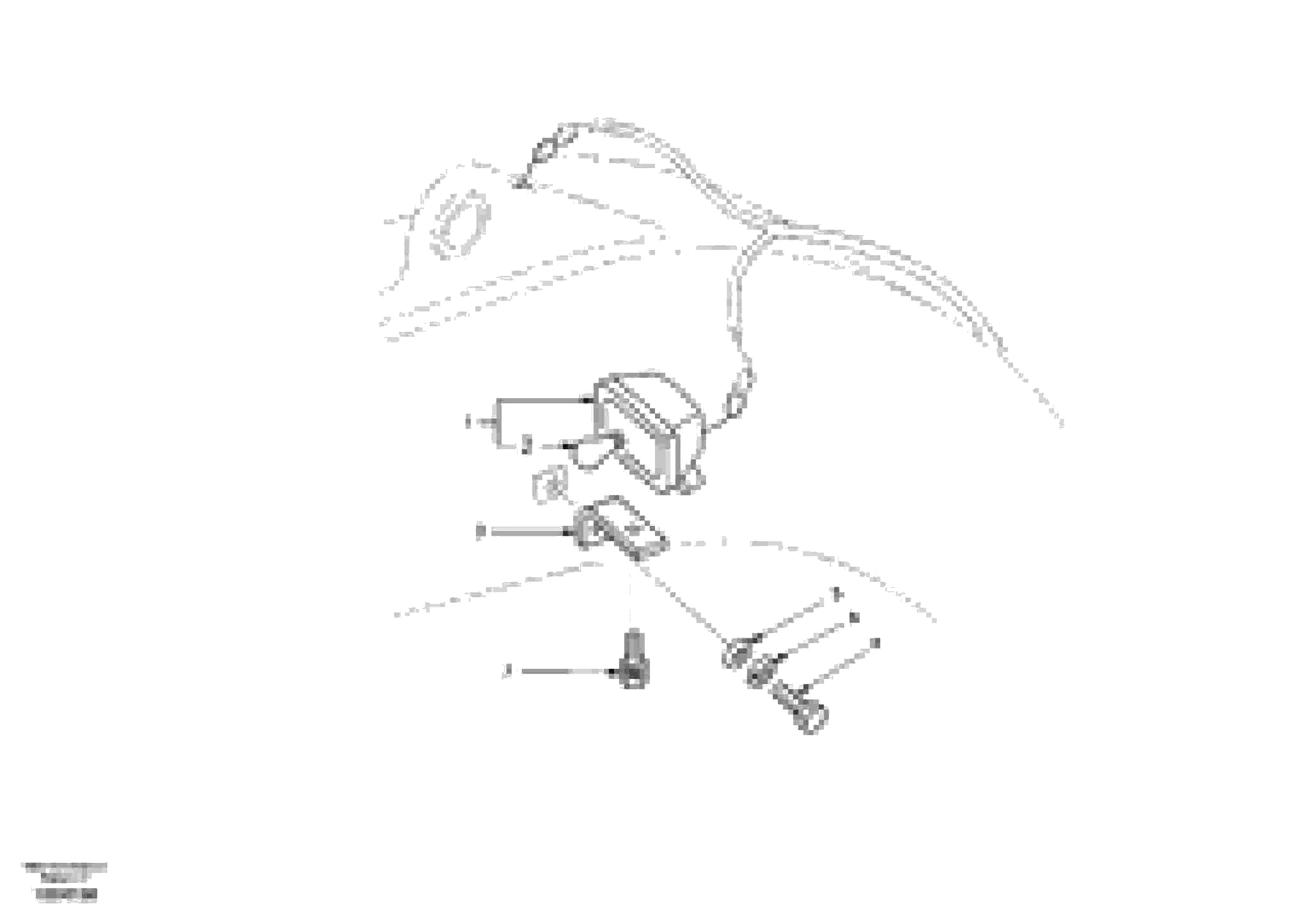 Схема запчастей Volvo EC150 - 51175 Working lamp on boom EC150