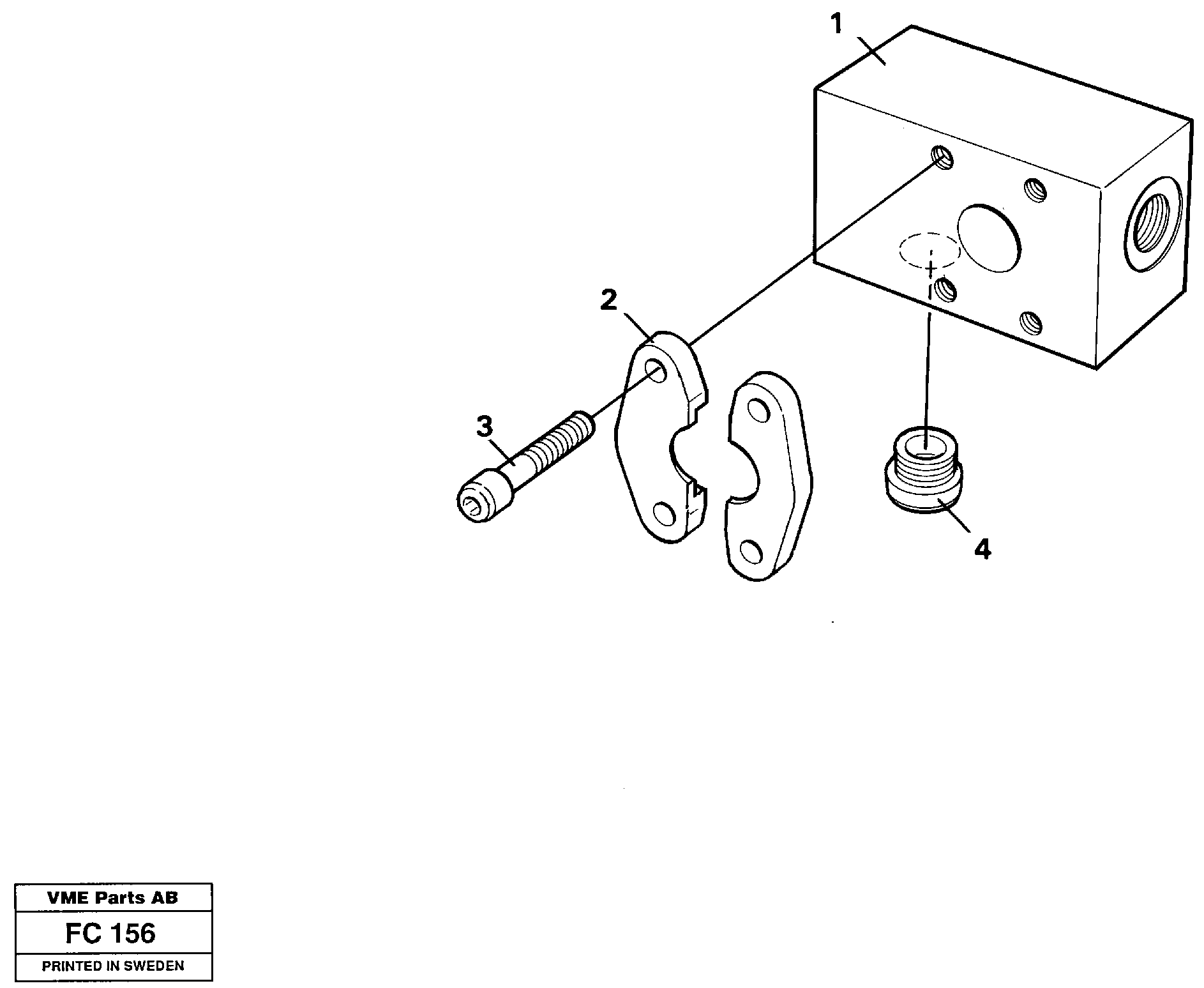 Схема запчастей Volvo EC150 - 28498 Adapter, slopebucket/rot equipment EC150 ?KERMAN ?KERMAN EC150 SER NO - 129