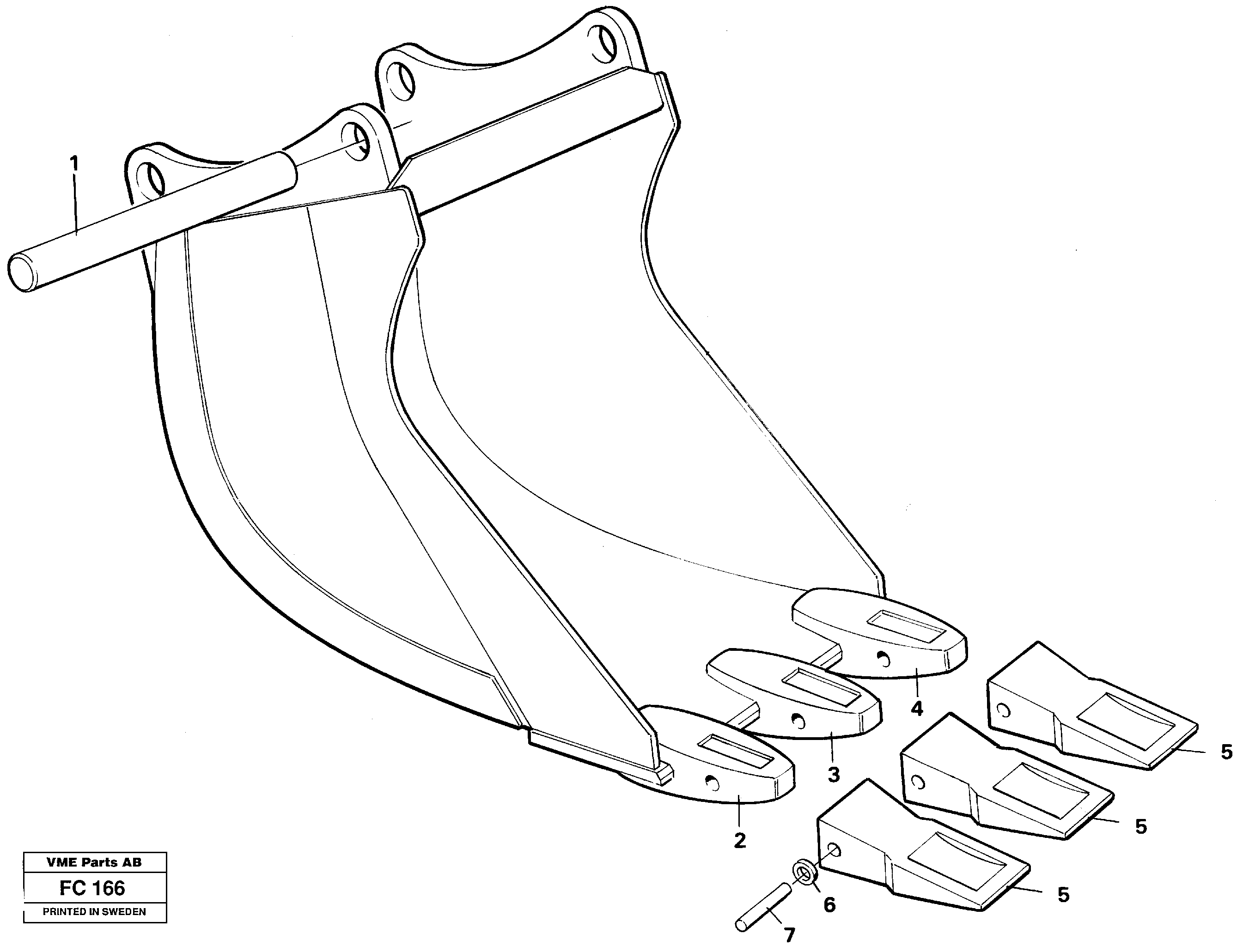 Схема запчастей Volvo EC150 - 33645 Cable bucket EC150 ?KERMAN ?KERMAN EC150 SER NO - 129