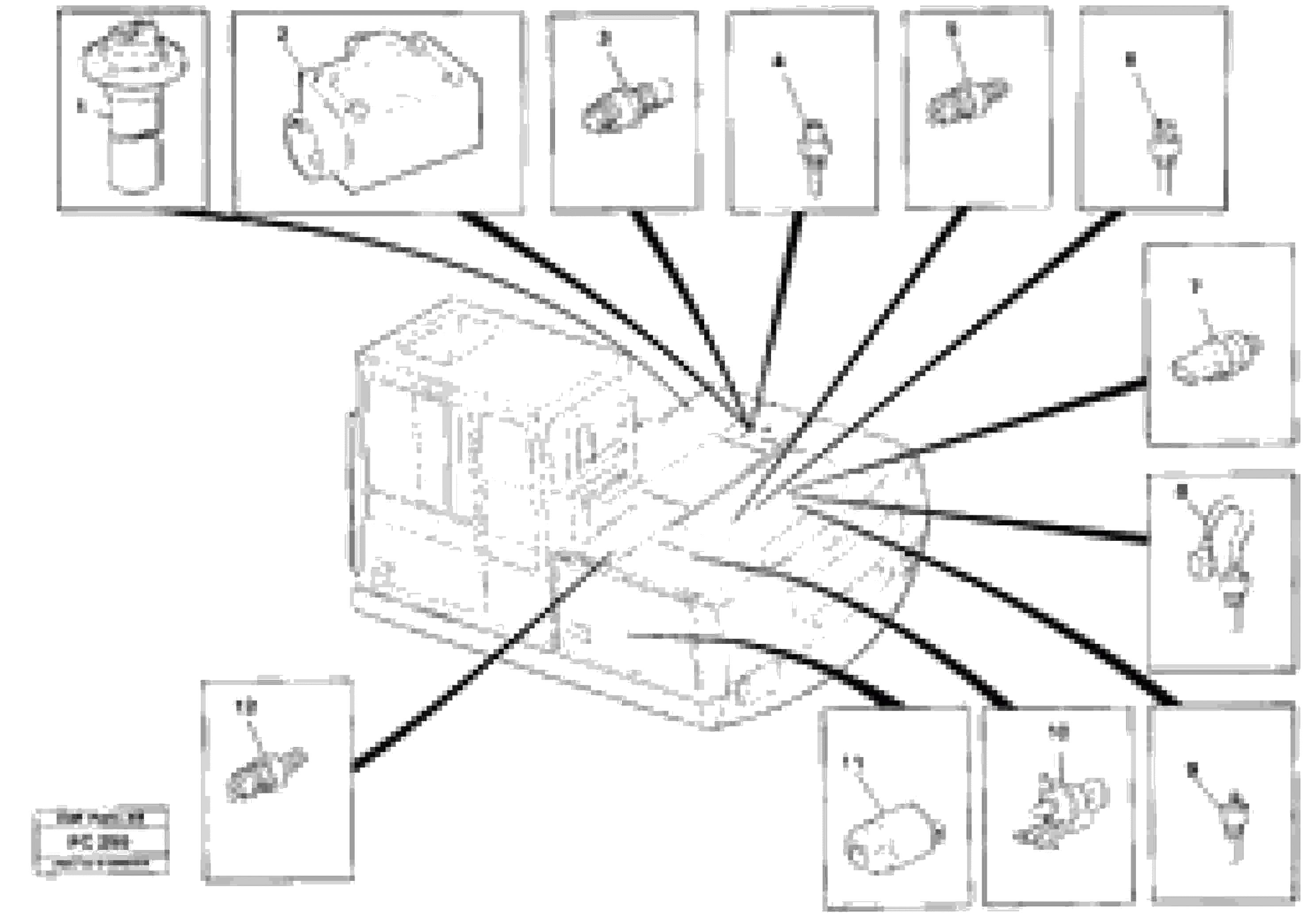 Схема запчастей Volvo EC150 - 33374 Sensor EC150 ?KERMAN ?KERMAN EC150 SER NO - 129