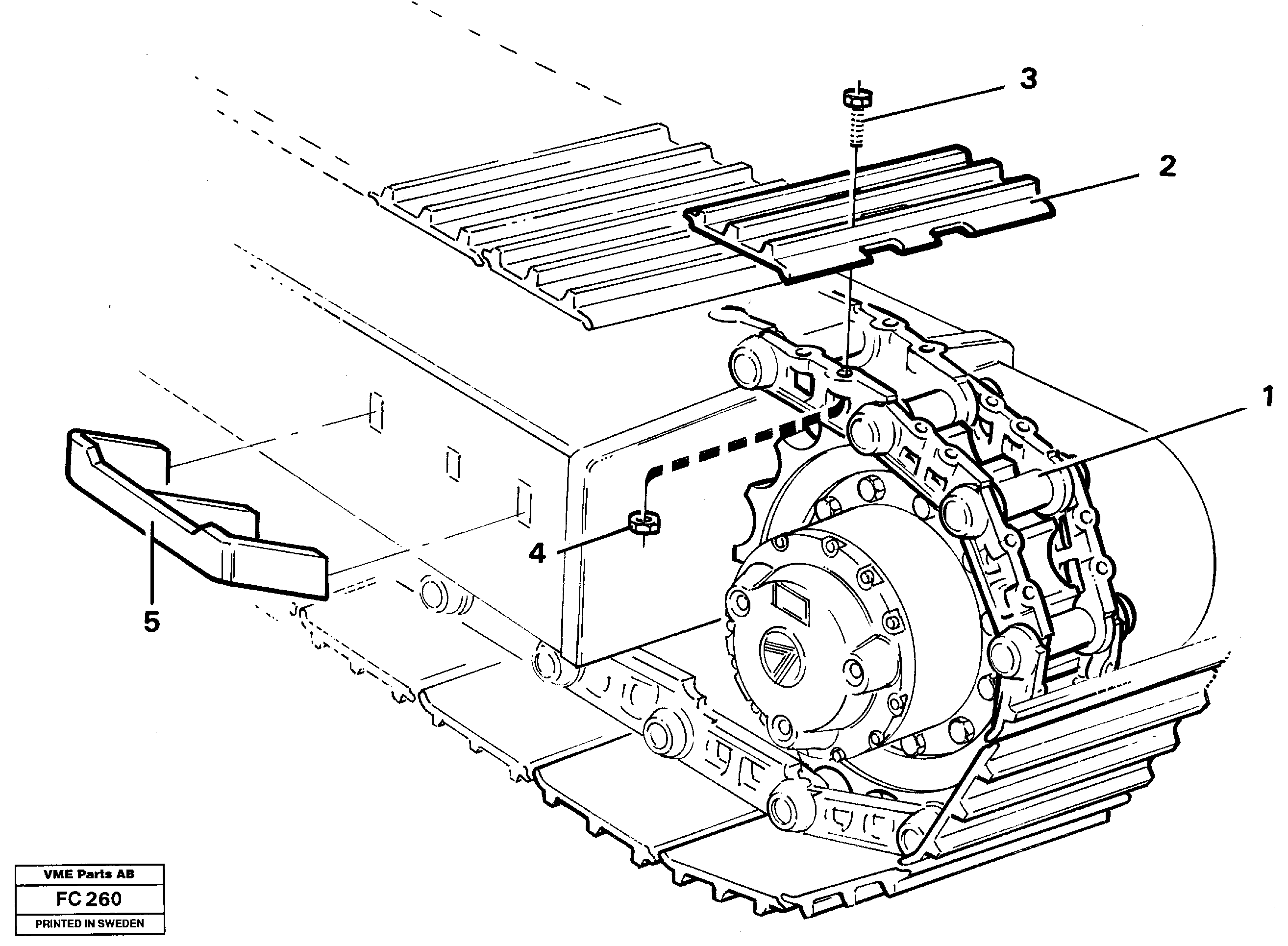 Схема запчастей Volvo EC150 - 31951 Crawler track EC150 ?KERMAN ?KERMAN EC150 SER NO - 129