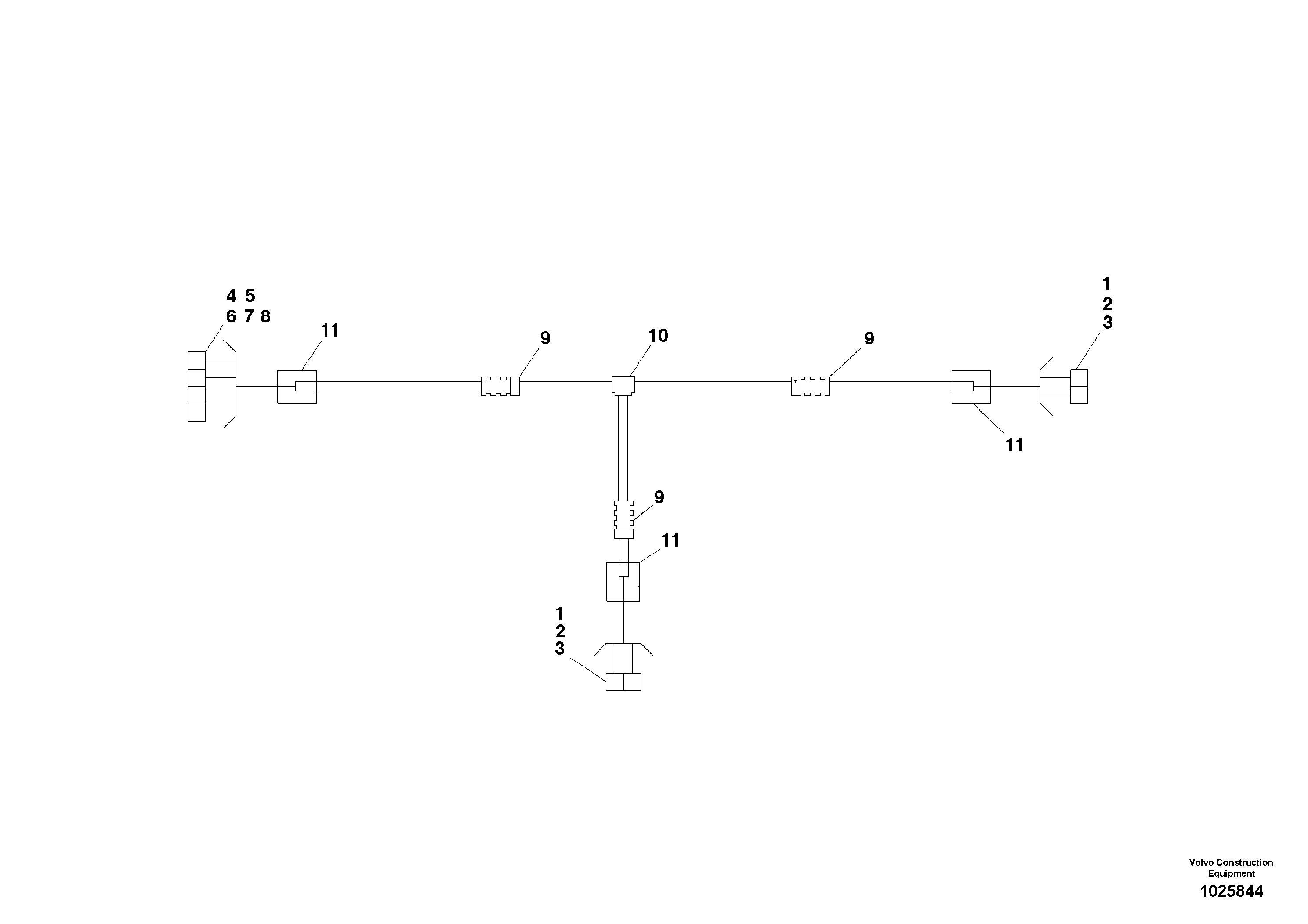 Схема запчастей Volvo EC160B - 64273 Cable harness EC160B PRIME S/N 12001-