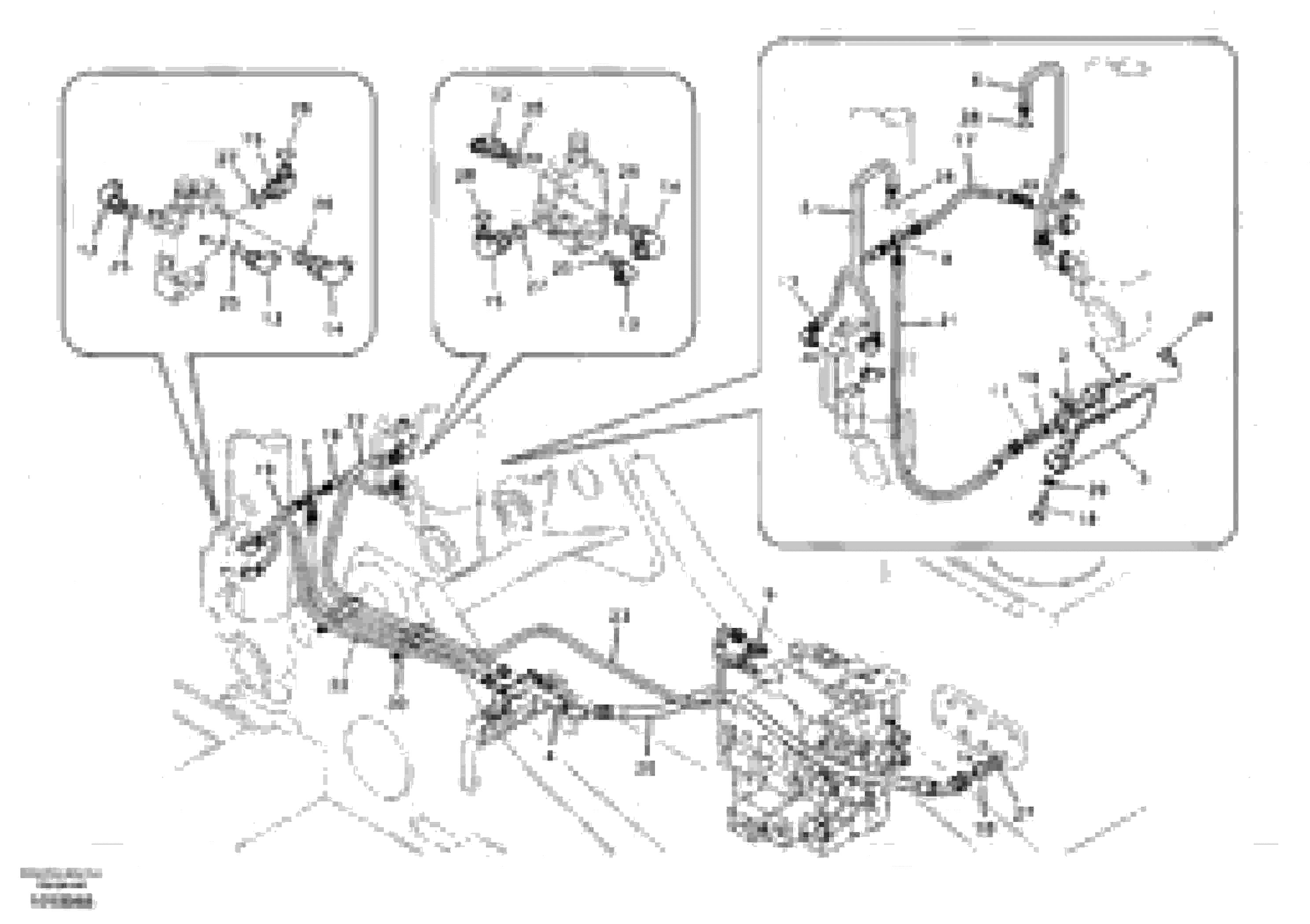 Схема запчастей Volvo EC210B - 55003 Working hydraulic, boom rupture EC210B