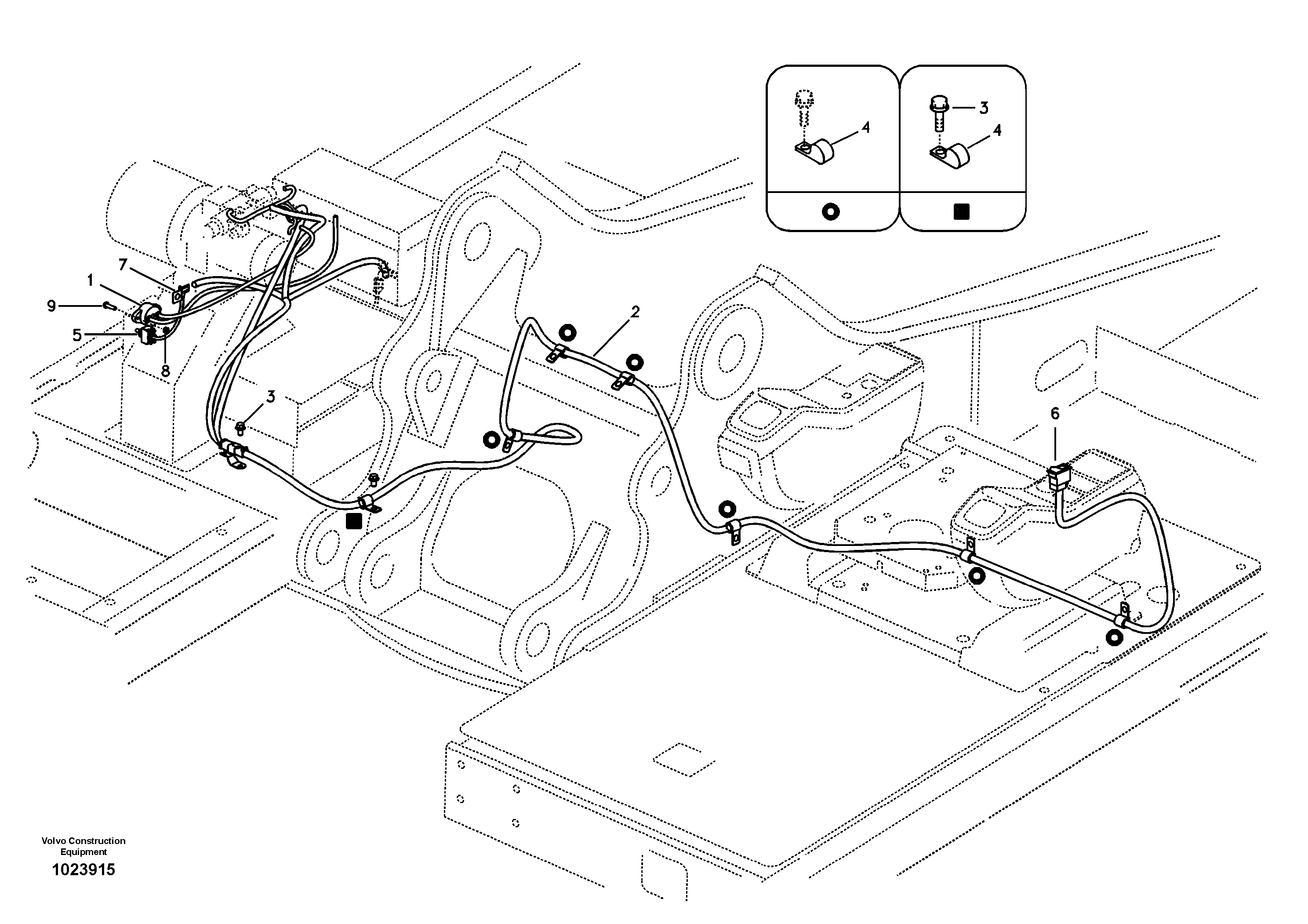 Схема запчастей Volvo EC210B - 89524 Switch, Gull wing EC210B APPENDIX FX FORESTRY VER