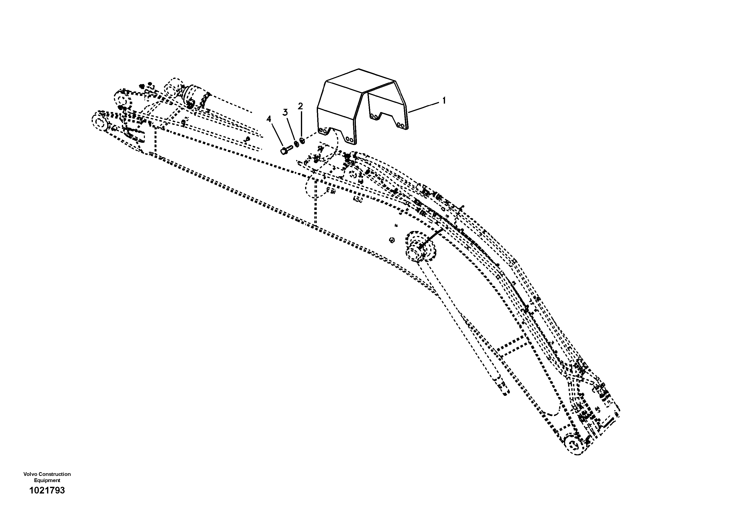 Схема запчастей Volvo EC210B - 7780 Protecting plate EC210B APPENDIX FX FORESTRY VER