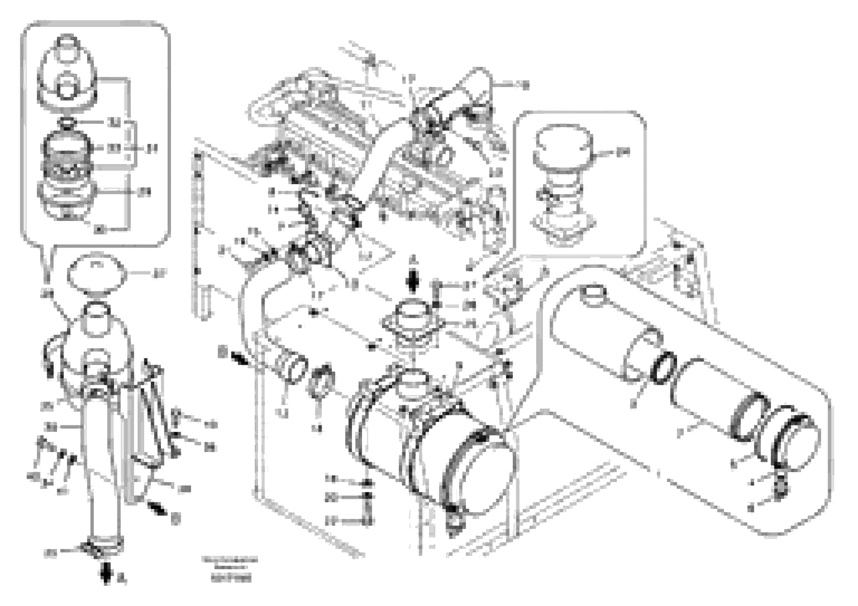 Схема запчастей Volvo EC210B - 98917 Система впуска EC210B