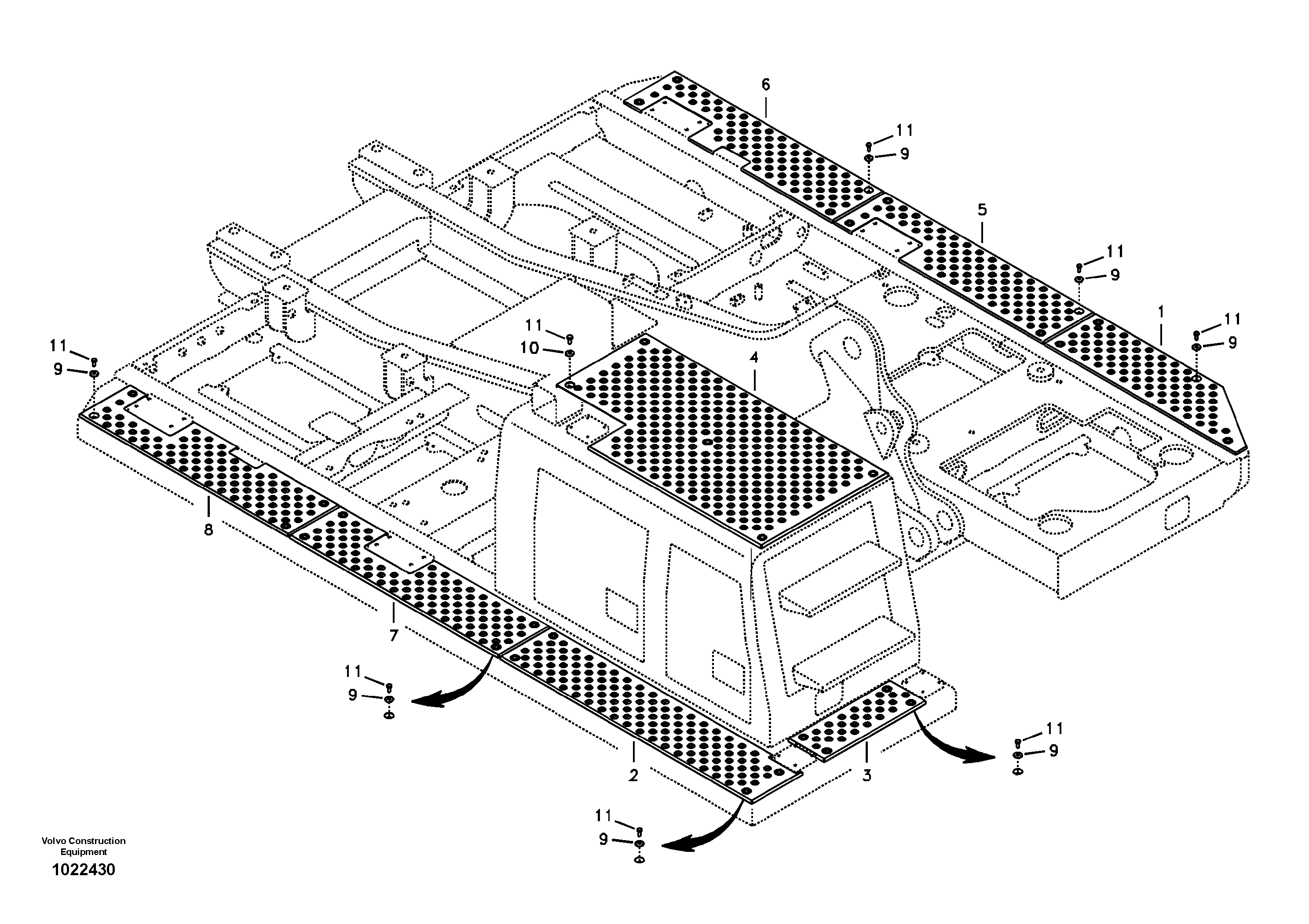 Схема запчастей Volvo EC210B - 13918 Anti slip EC210B APPENDIX FX FORESTRY VER