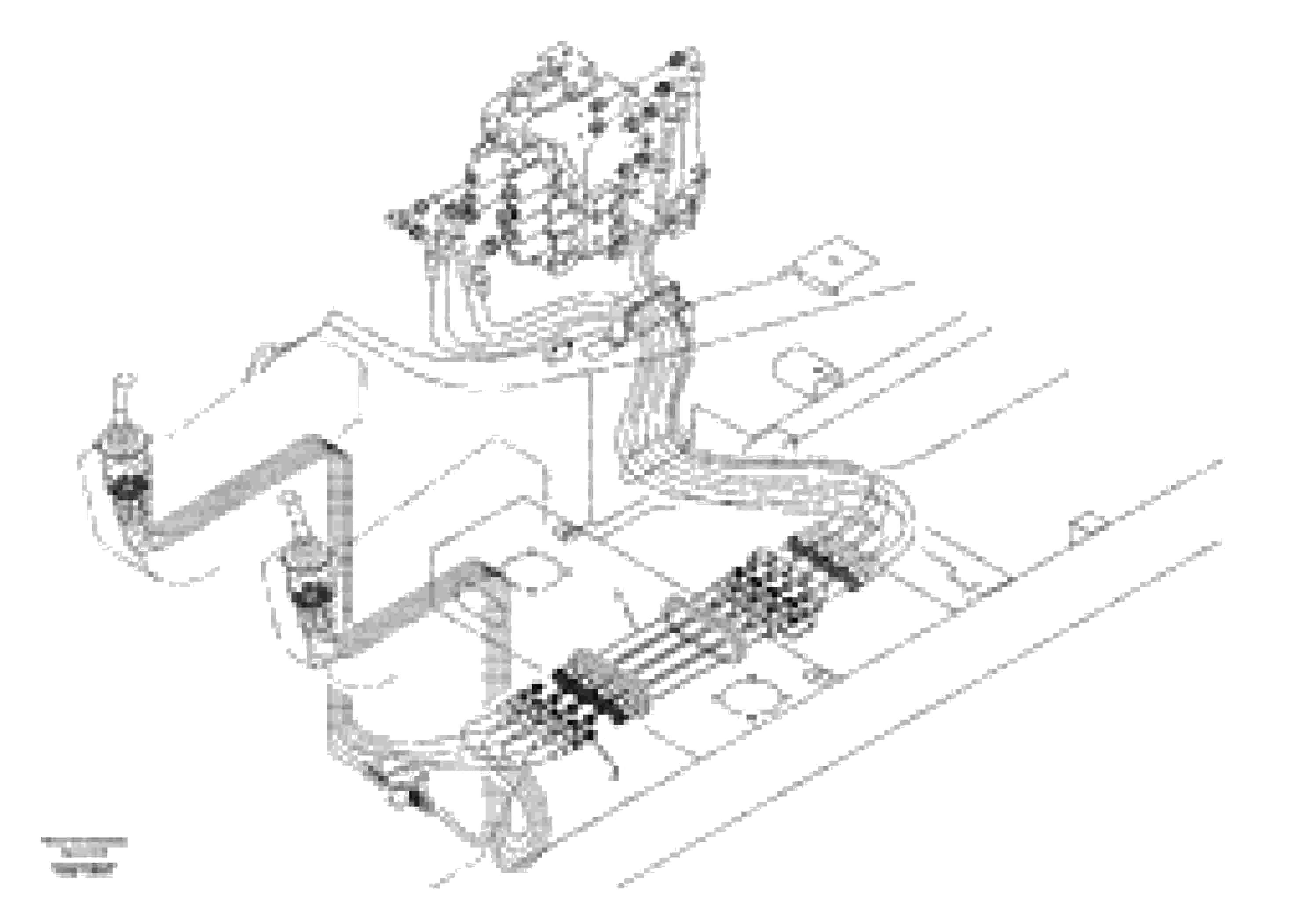 Схема запчастей Volvo EC210B - 20327 Servo system, control valve to remote control valve EC210B APPENDIX FX FORESTRY VER