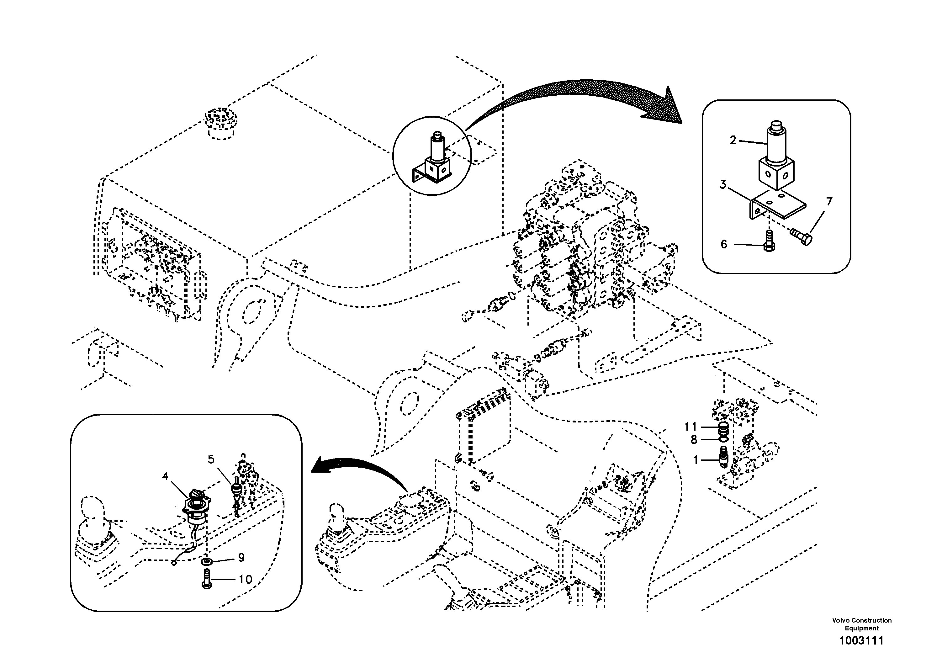 Схема запчастей Volvo EC210B - 44740 Electronic unit EC210B APPENDIX FORESTRY VERSION