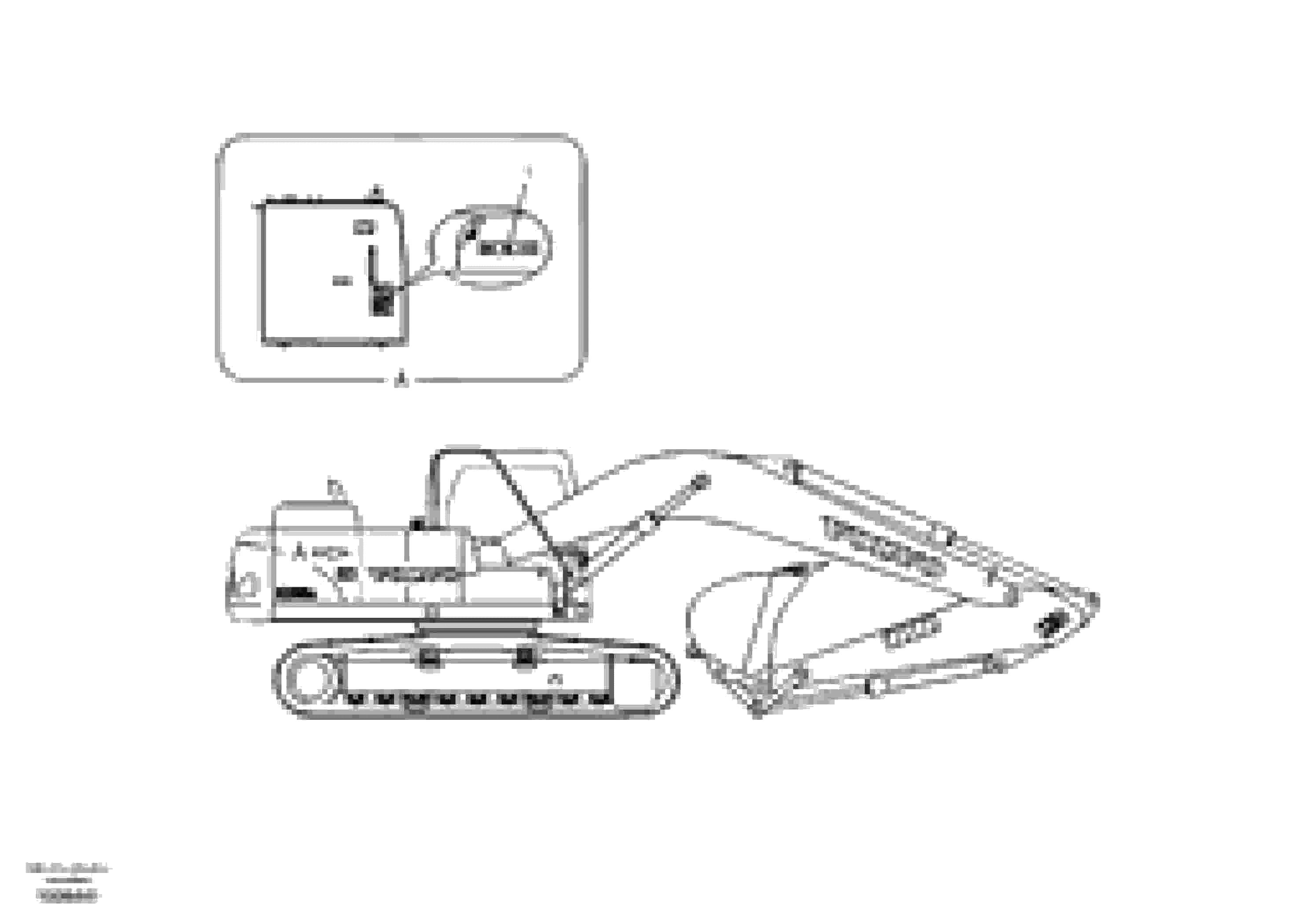 Схема запчастей Volvo EC210B - 11313 Decal, outer location EC210B