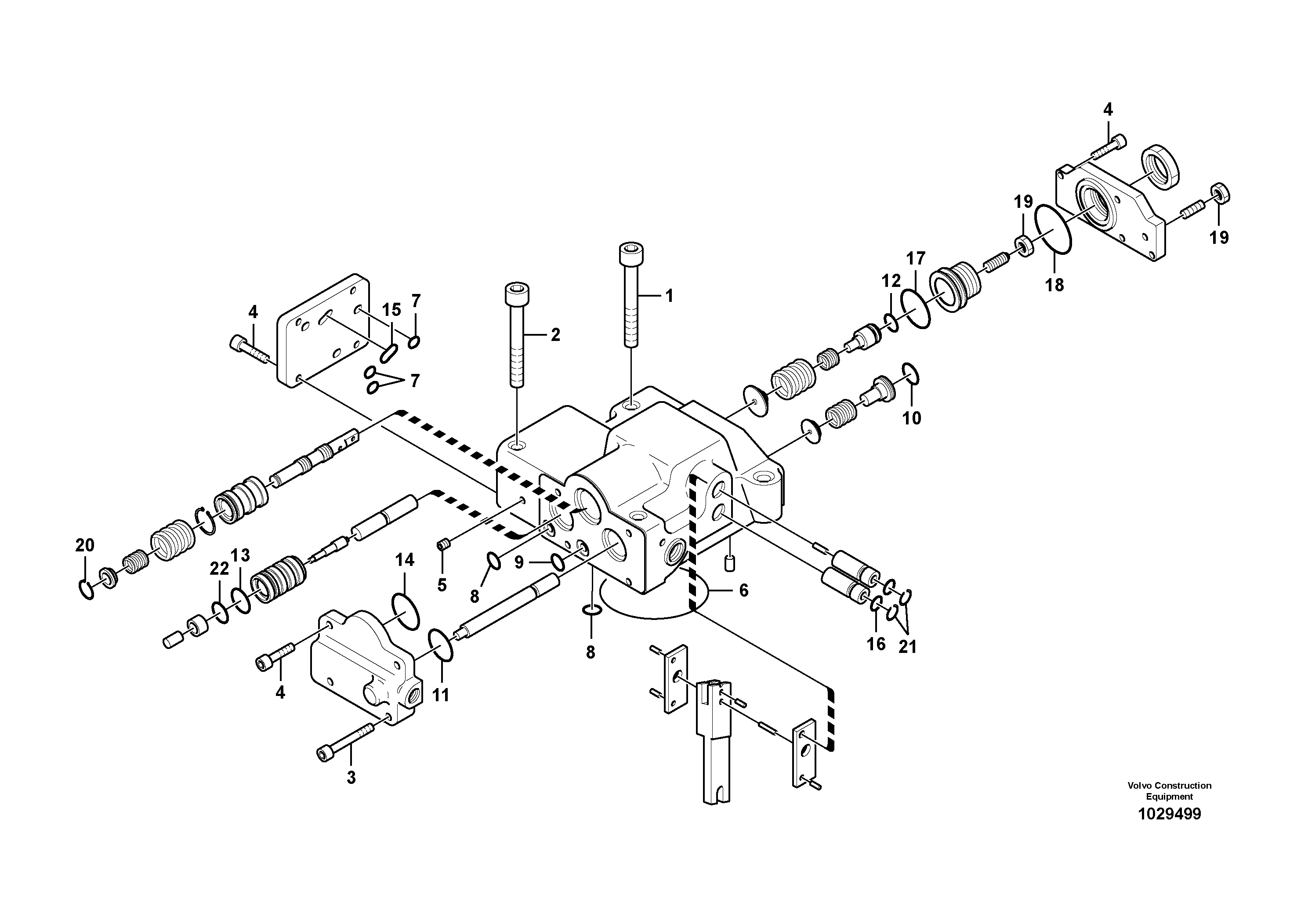 Схема запчастей Volvo EC240B - 90676 Regulator, hydraulic pump EC240B PRIME S/N 15001-/35001-