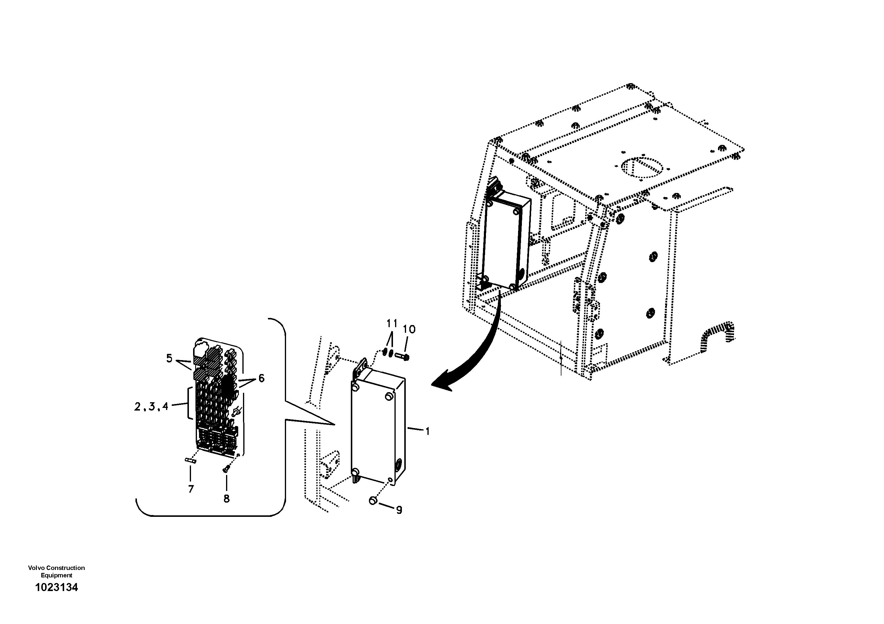 Схема запчастей Volvo EC240B - 64416 Electrical relay EC240B APPENDIX FX FORESTRY VER