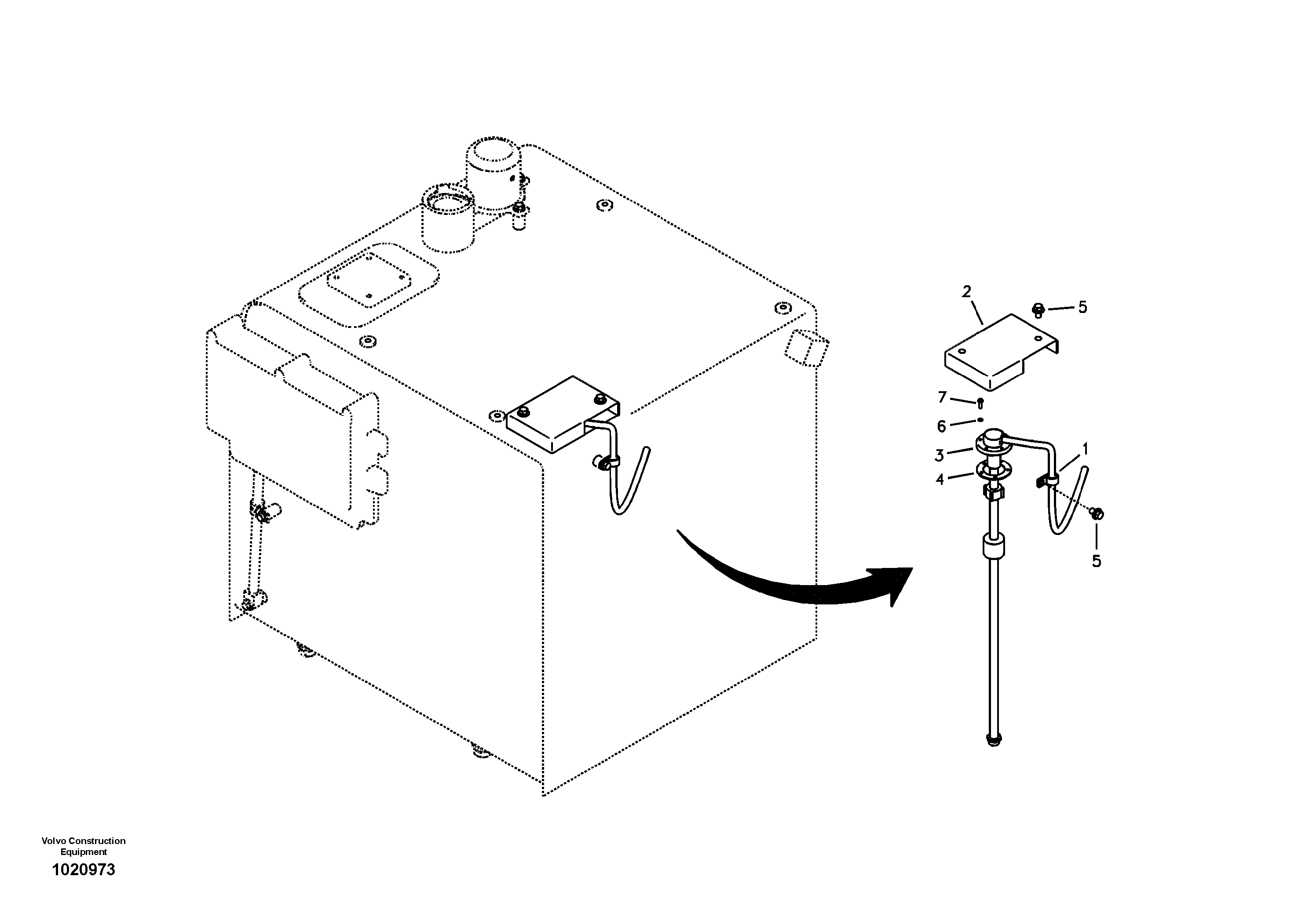 Схема запчастей Volvo EC240B - 32035 Electrical sensor EC240B APPENDIX FX FORESTRY VER