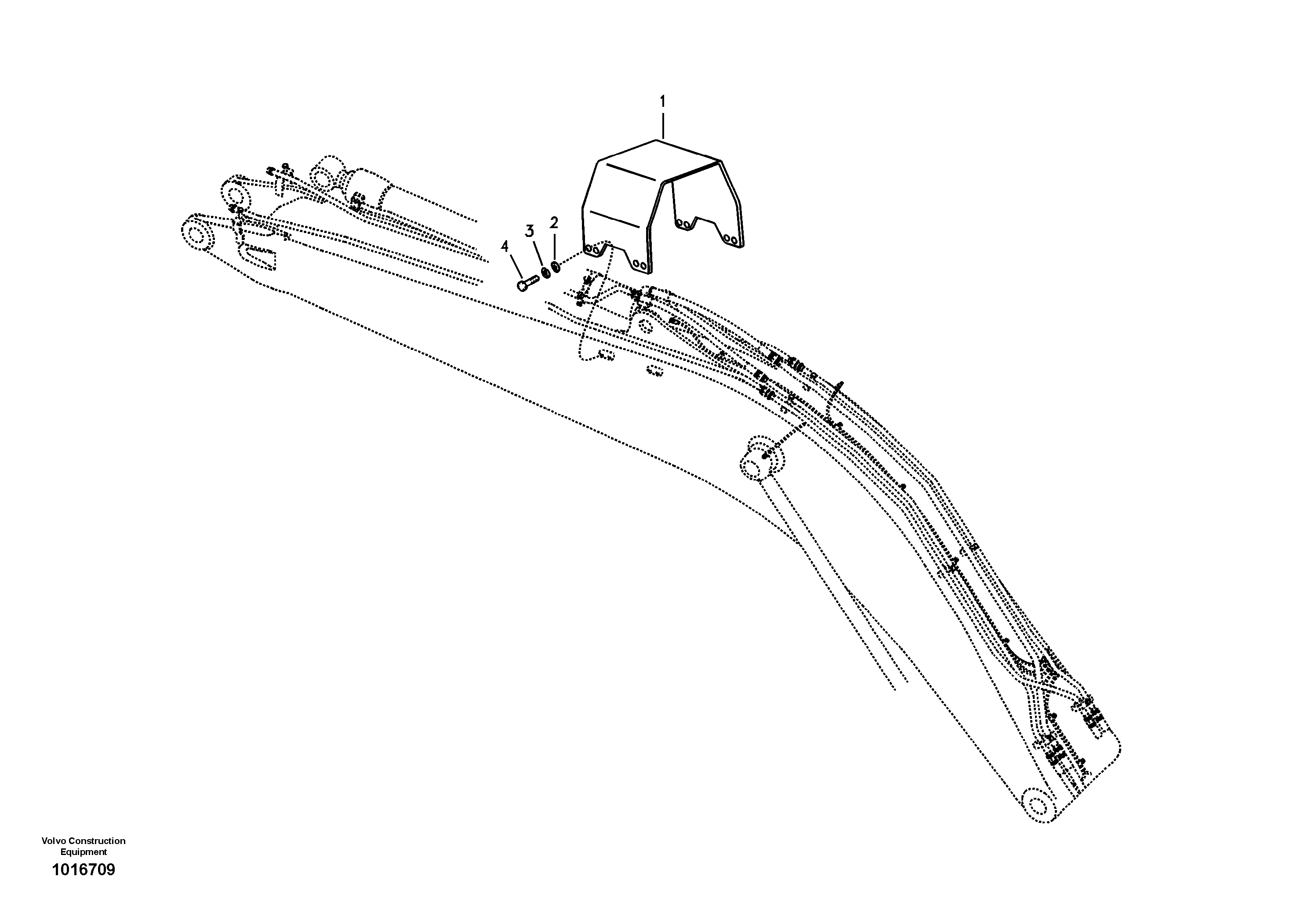 Схема запчастей Volvo EC240B - 7786 Protecting plate EC240B APPENDIX FX FORESTRY VER