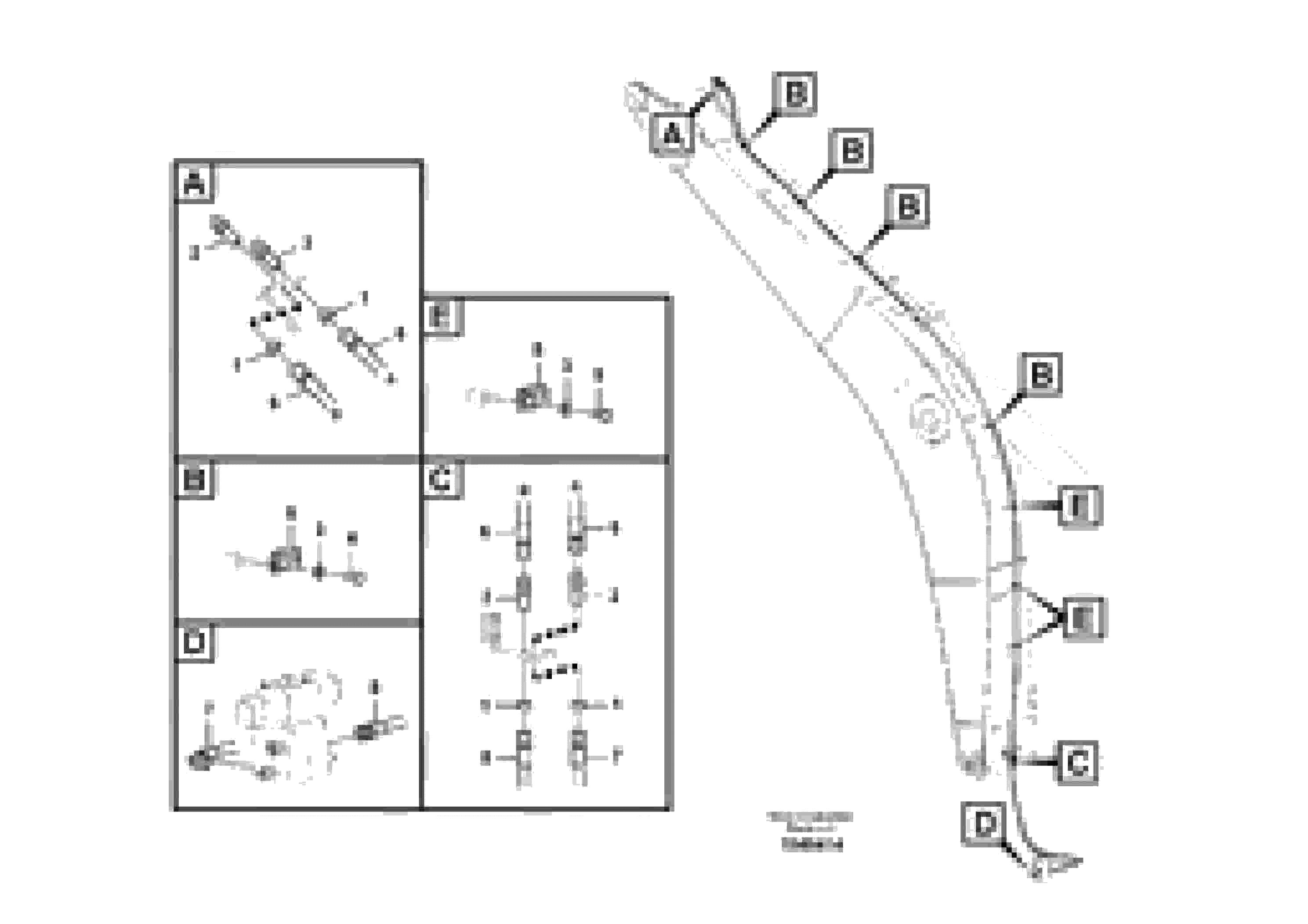 Схема запчастей Volvo EC240B - 95442 Working hydraulic, slope and rotator on boom EC240B PRIME S/N 15001-/35001-