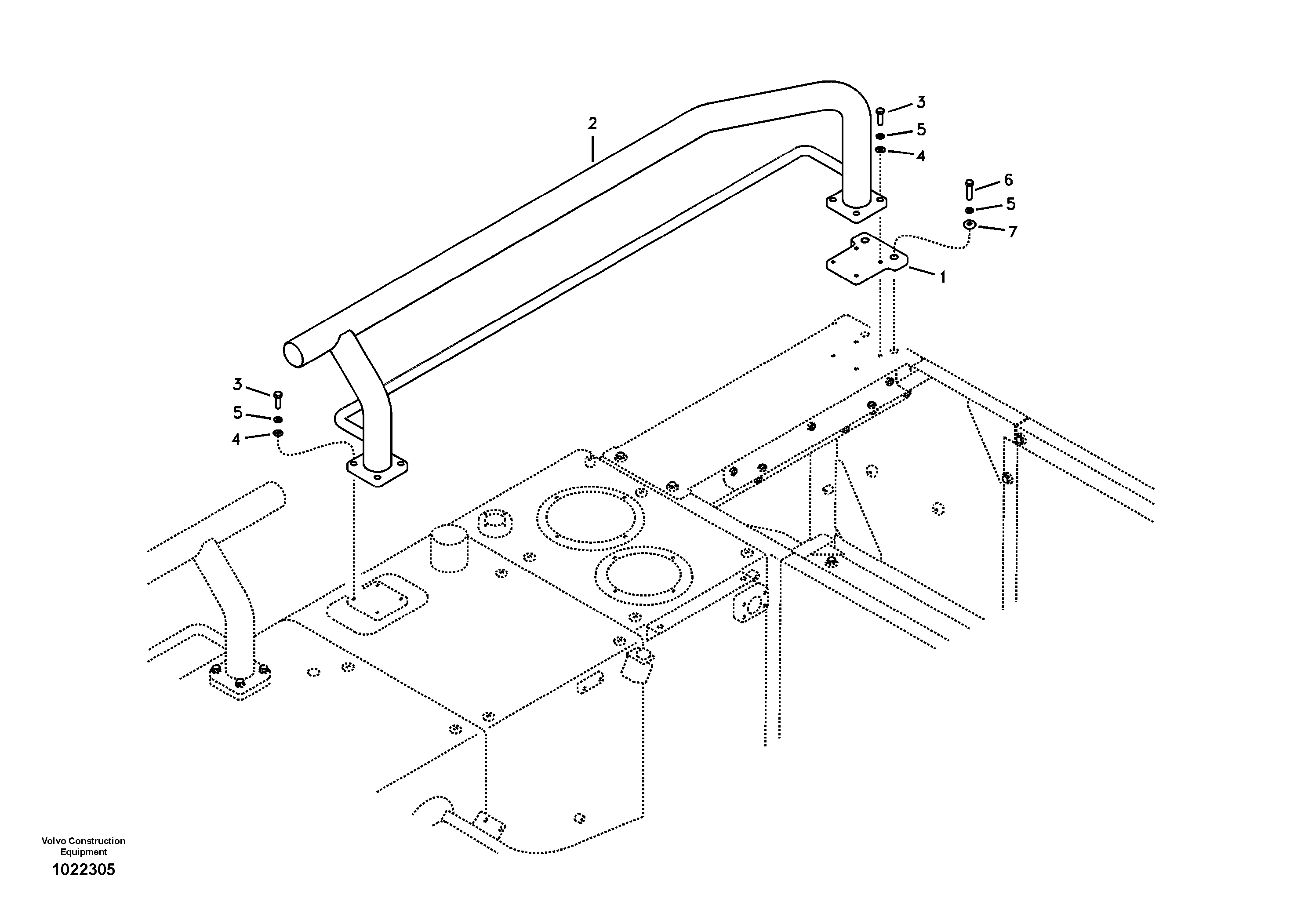 Схема запчастей Volvo EC240B - 29244 Upper protection, Forestry EC240B APPENDIX FX FORESTRY VER