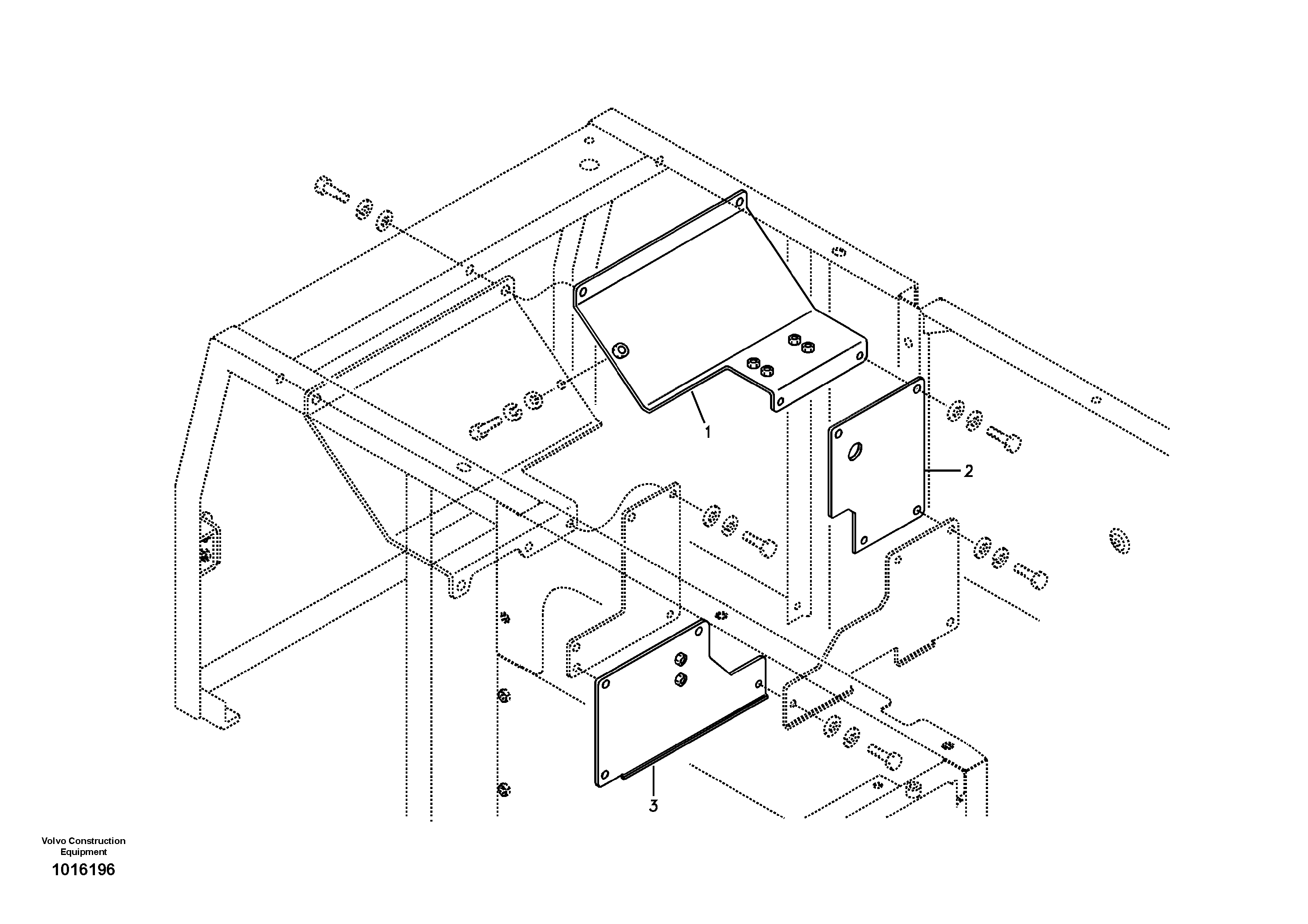 Схема запчастей Volvo EC240B - 40108 Cover, main pump EC240B