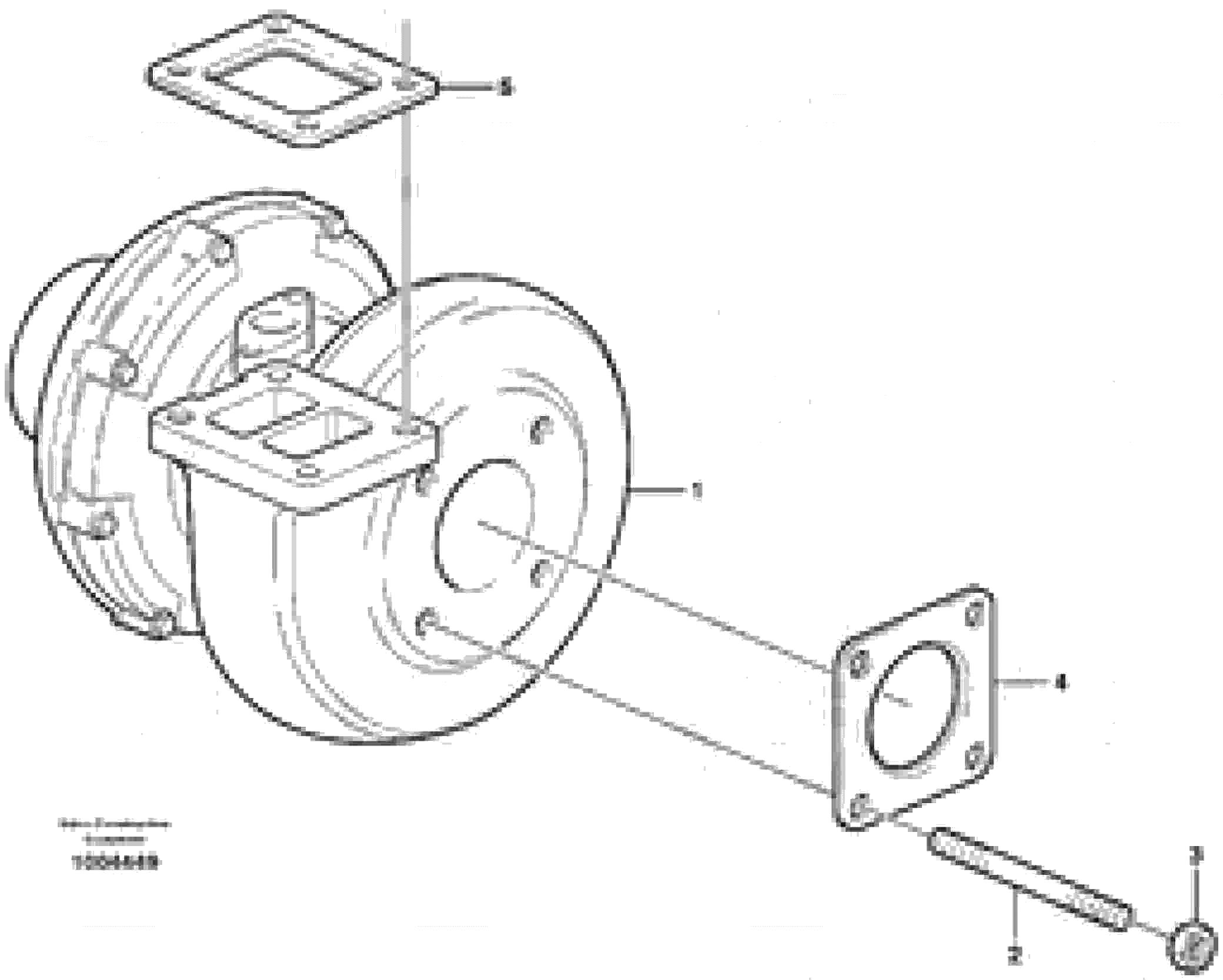 Схема запчастей Volvo EC290B - 13186 Турбокомпрессор (турбина) EC290B