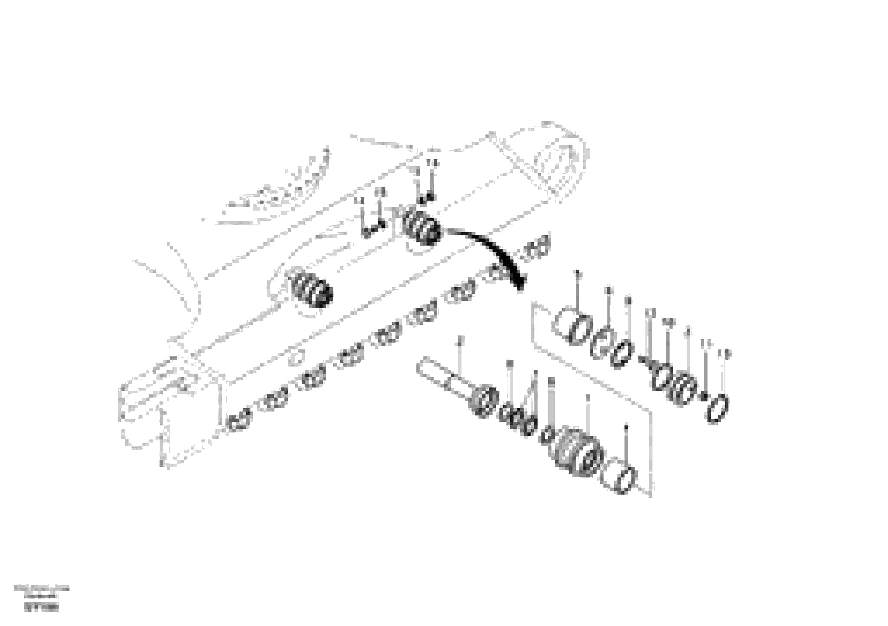 Схема запчастей Volvo EC290B - 19103 Top roller EC290B