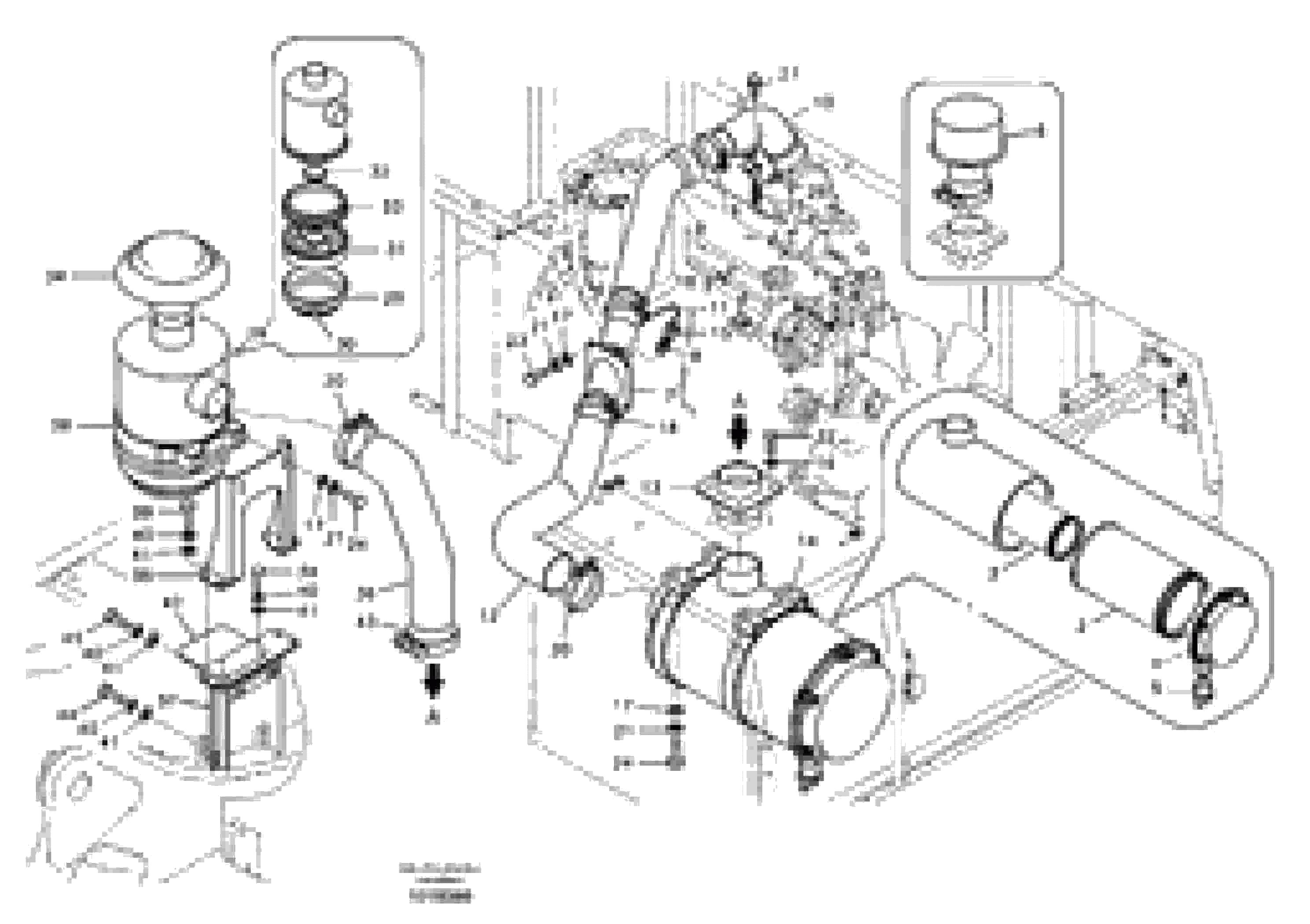 Схема запчастей Volvo EC290B - 76543 Система впуска EC290B SER NO INT 13562- EU & NA 80001-