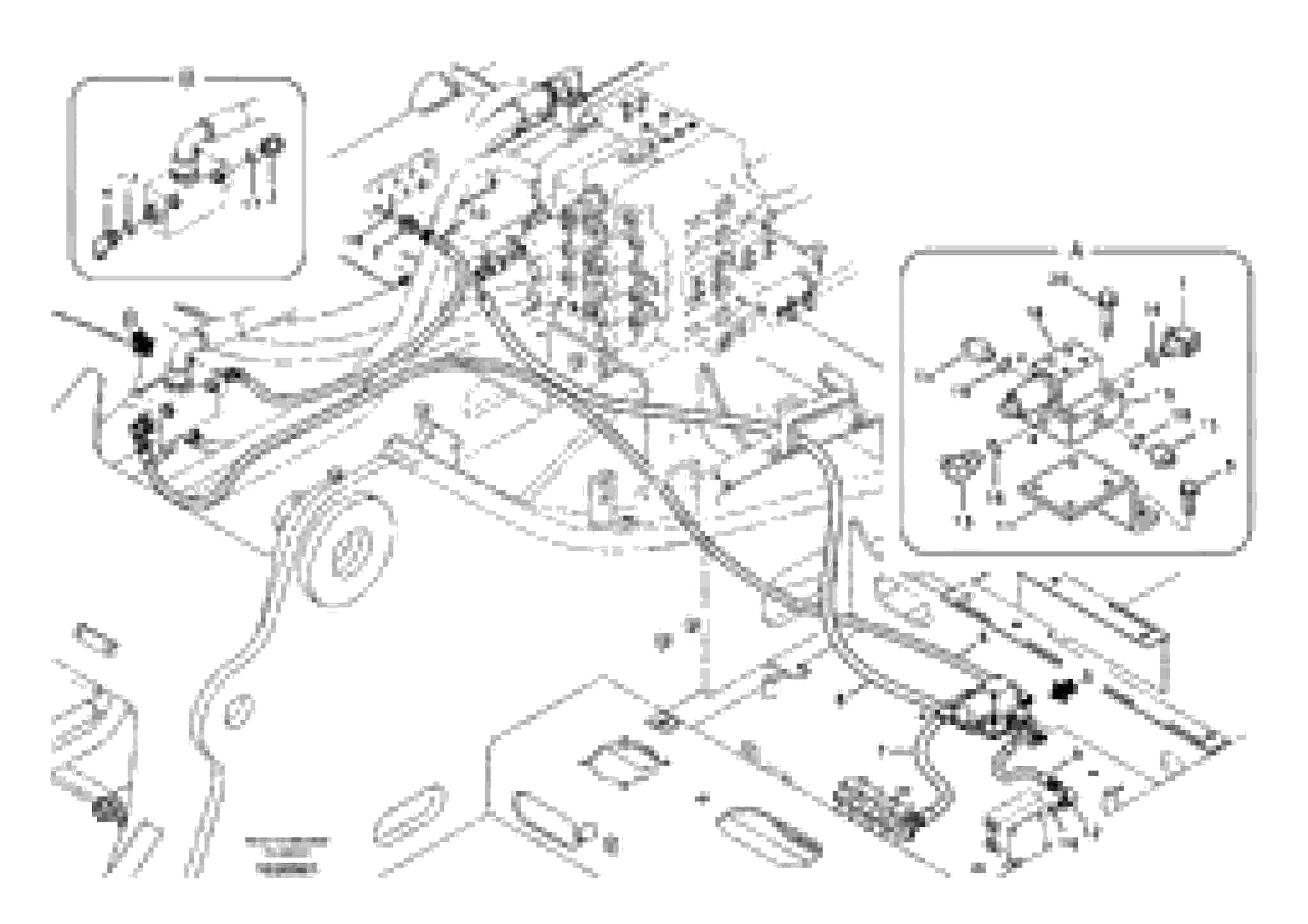 Схема запчастей Volvo EC290B - 77064 Servo system, control valve to solenoid valve EC290B SER NO INT 13562- EU & NA 80001-