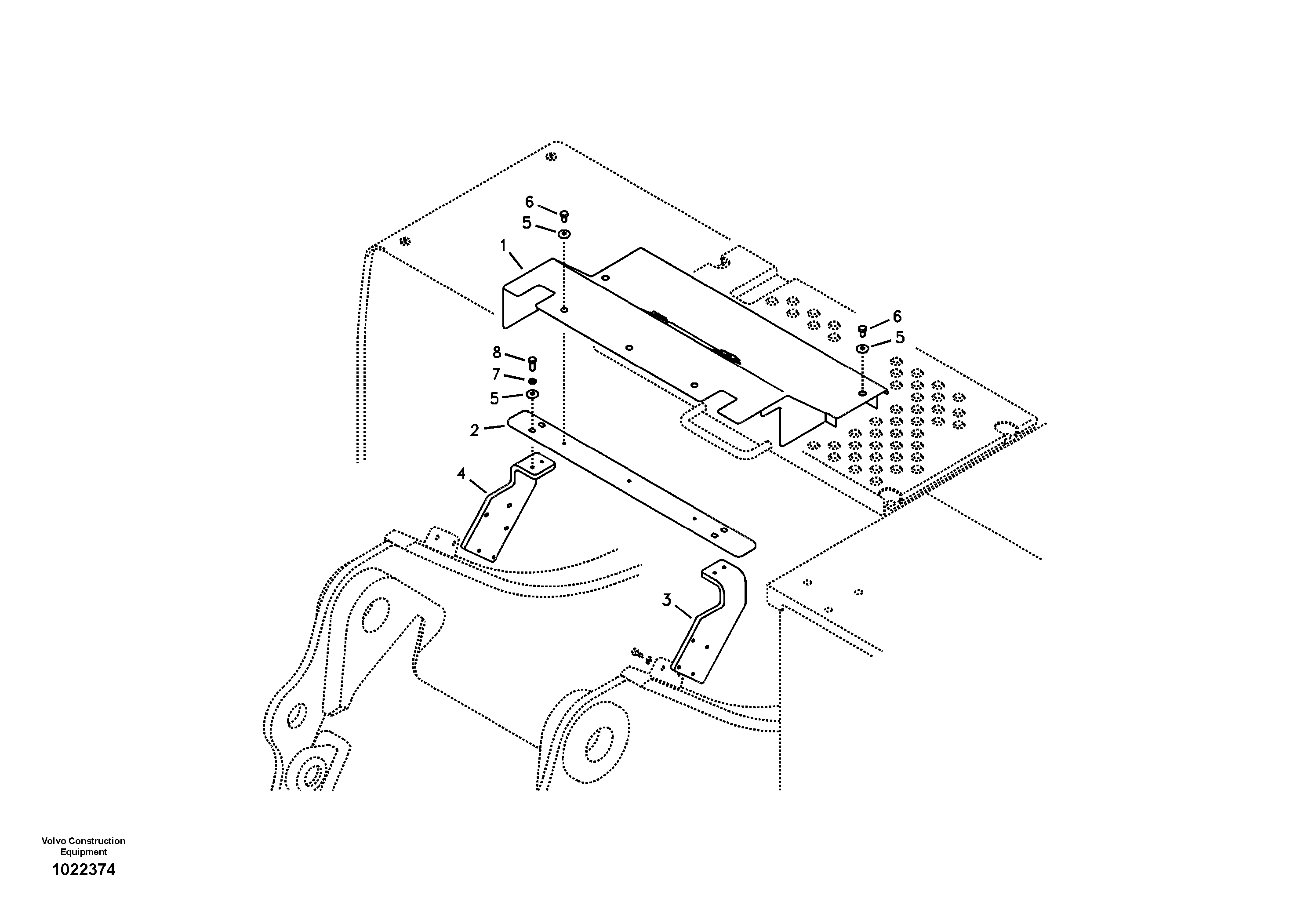 Схема запчастей Volvo EC290B - 2678 Protecting plate, Forestry EC290B APPENDIX FX FORESTRY VER