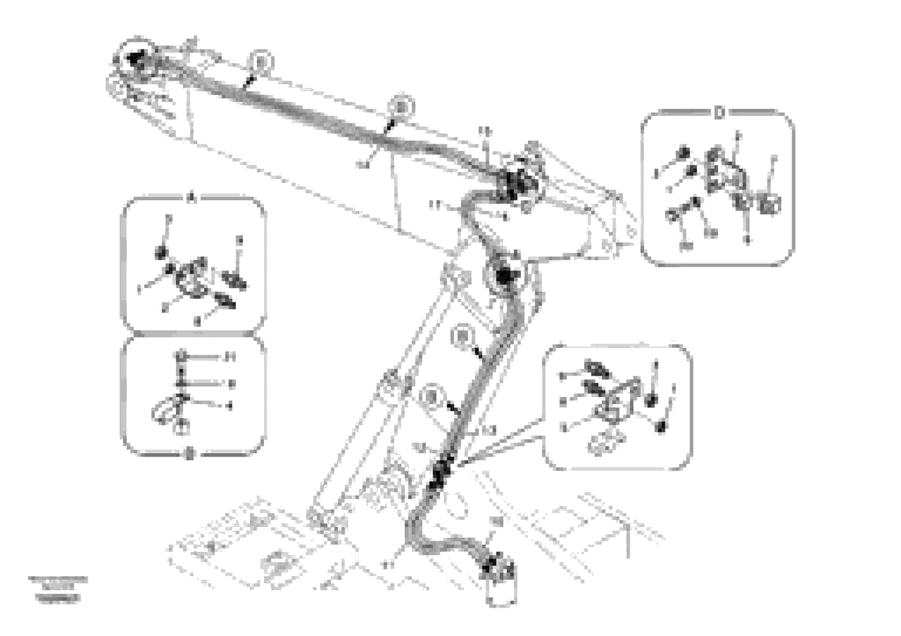 Схема запчастей Volvo EC290B - 16278 Working hydraulic, quickfit on adjustable boom EC290B SER NO INT 13562- EU & NA 80001-